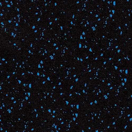 Premium American Floor Mats - 4' x 6' Blue Gym Mats, 1/4