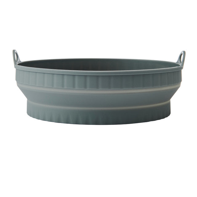 Non-Stick Collapsible Silicone Air Fryer Basket Liner - Round Shape for Easy Storage - Perfect for Philips, Ninja, Cosori & More - Ideal for Frying, Baking & Roasting Healthy Meals