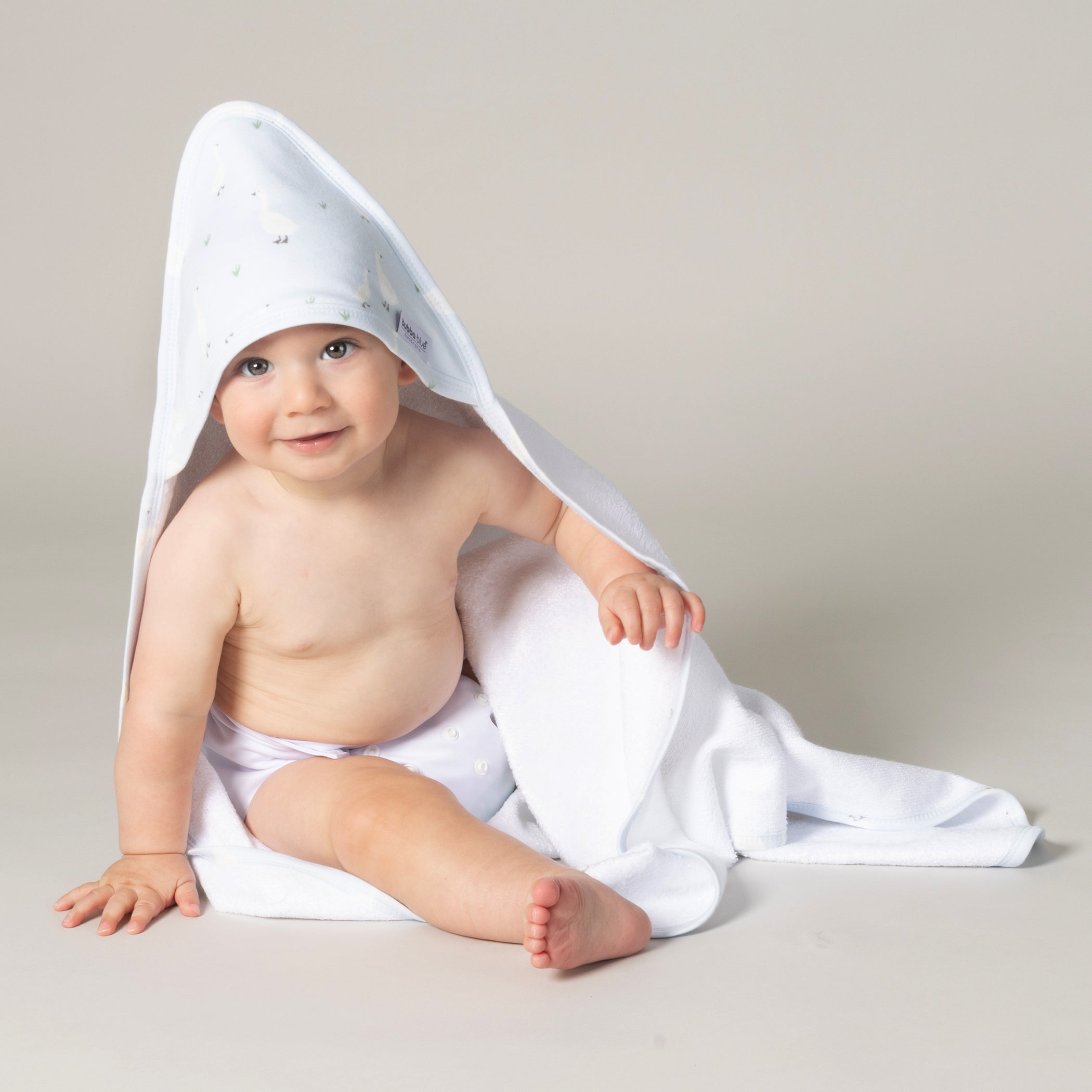 Premium 2-Pack Hooded Baby Towel Set - Soft Sky Blue & Almond for Newborns, Infants & Toddlers - Perfect for Bath Time, Swimming & Beach Outings