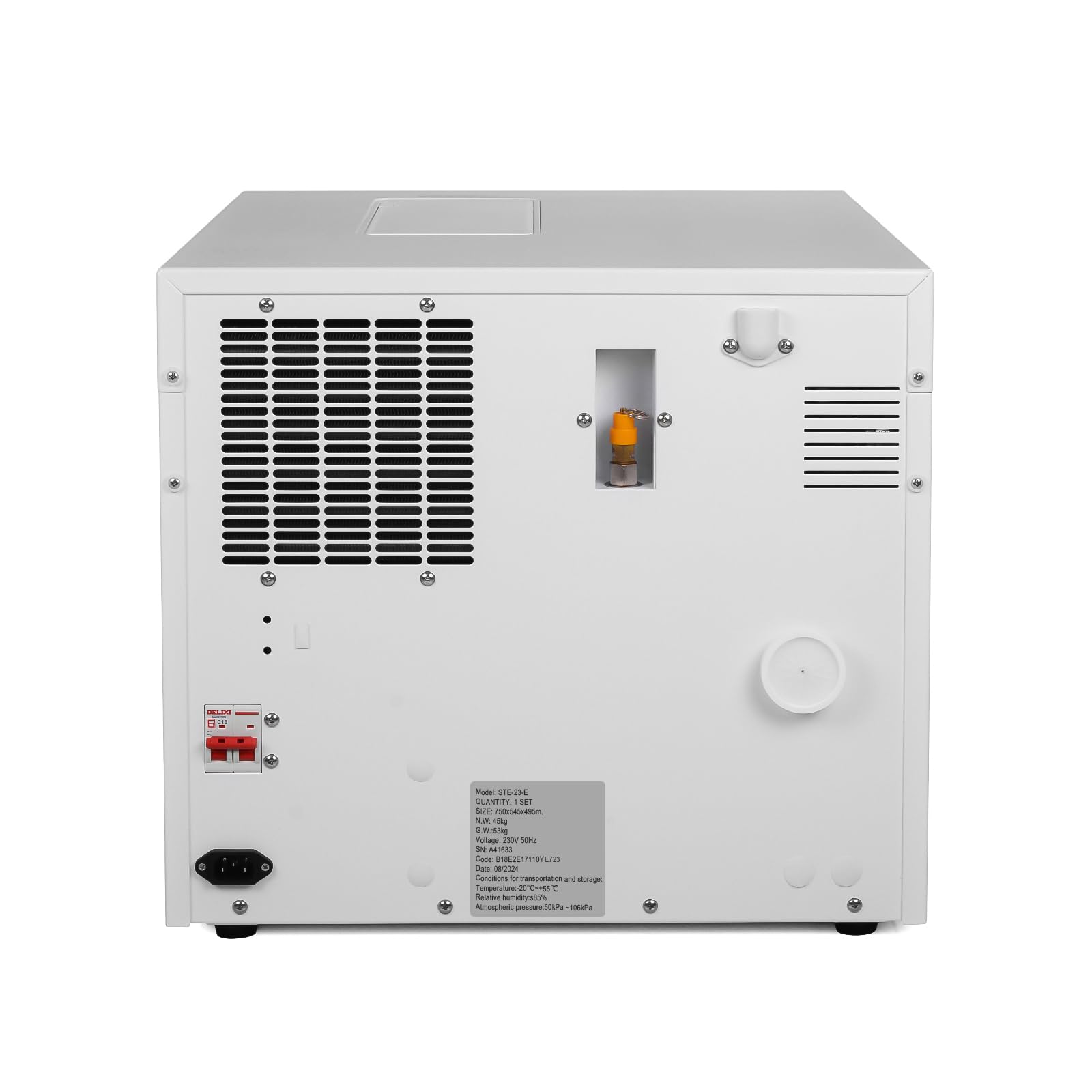 18L/23L Class B Digital Autoclave Sterilizer with Triple Vacuum Pressure Steam, Built-in Printer & USB - Perfect for Dental Clinics, Tattoo Studios, and Medical Labs
