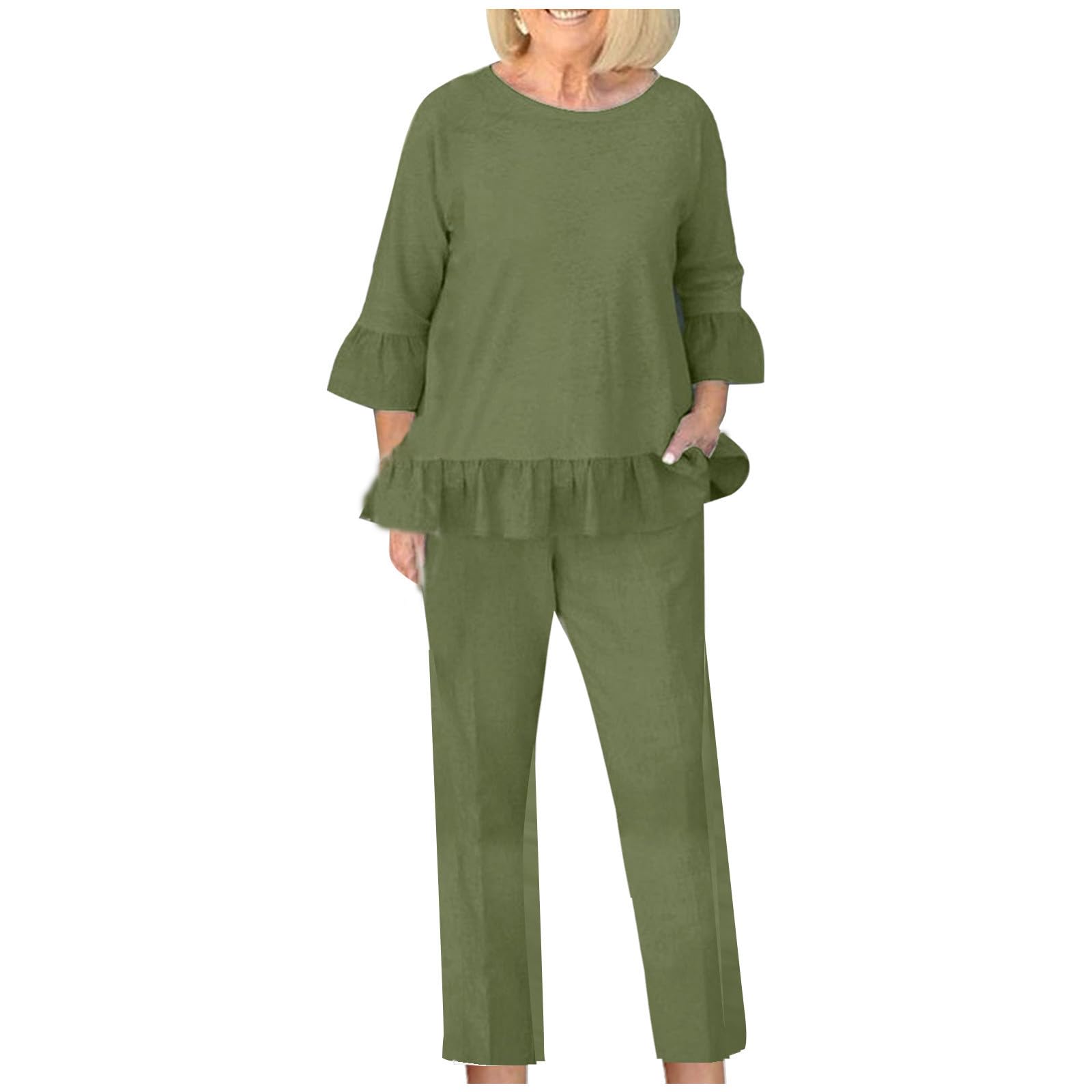 Oelaio Women's Summer Vacation Outfits - Satin 2 Piece Sets, Sexy Sweatsuits & Matching Clothes for Beach, Travel & Casual Wear