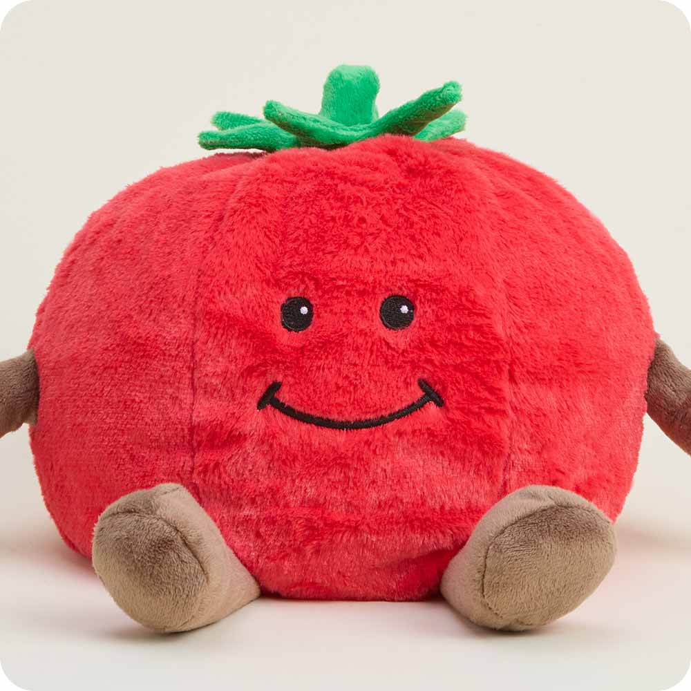 Tomato Warmies - Microwaveable Heating Pad for Pain Relief & Comfort - Perfect for Cold Weather, Menstrual Cramps & Relaxation
