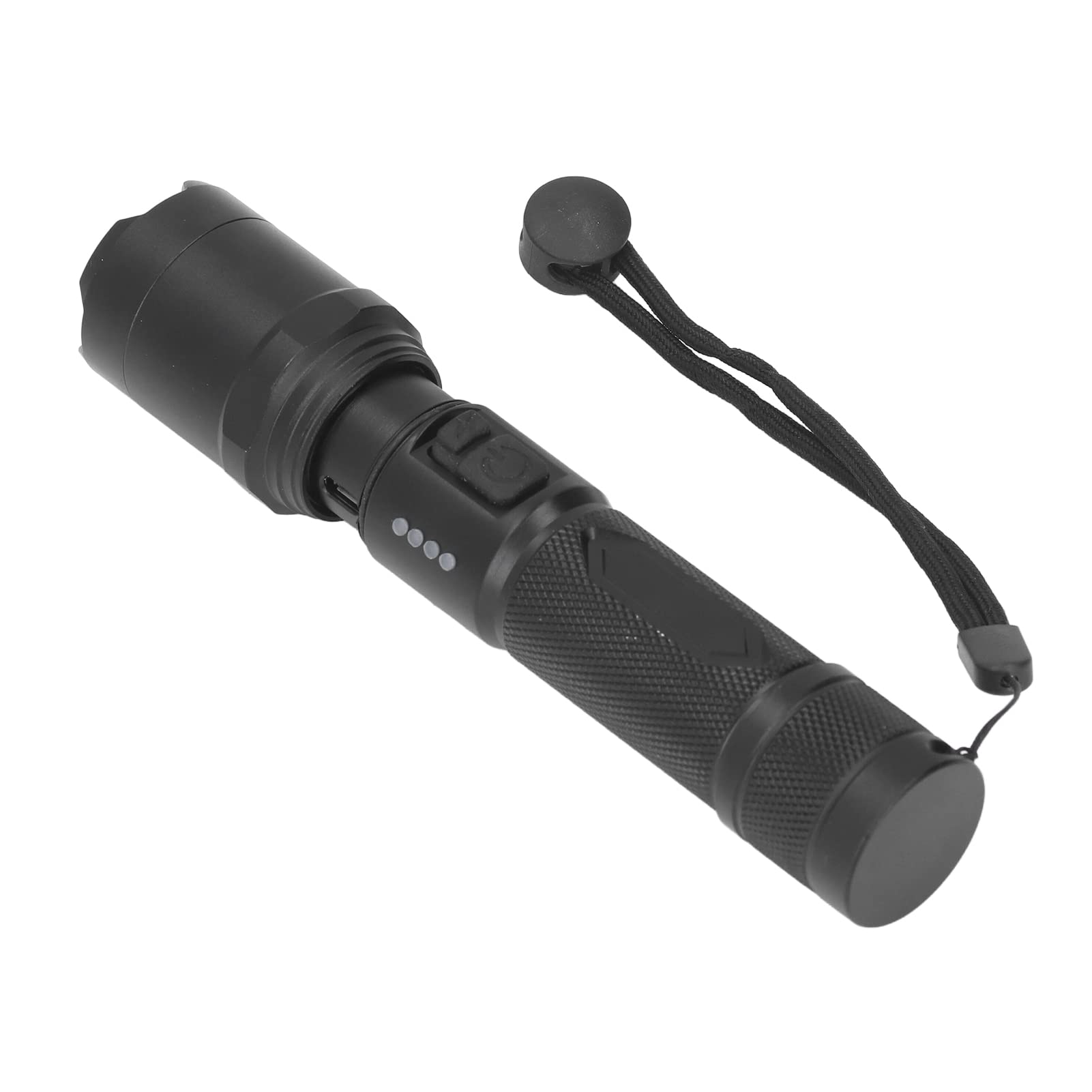 Super Bright LED Flashlight - High Lumens, 3 Lighting Modes, USB Rechargeable, IP45 Waterproof, Zoomable for Camping, Hiking, Emergency & Outdoor Adventures