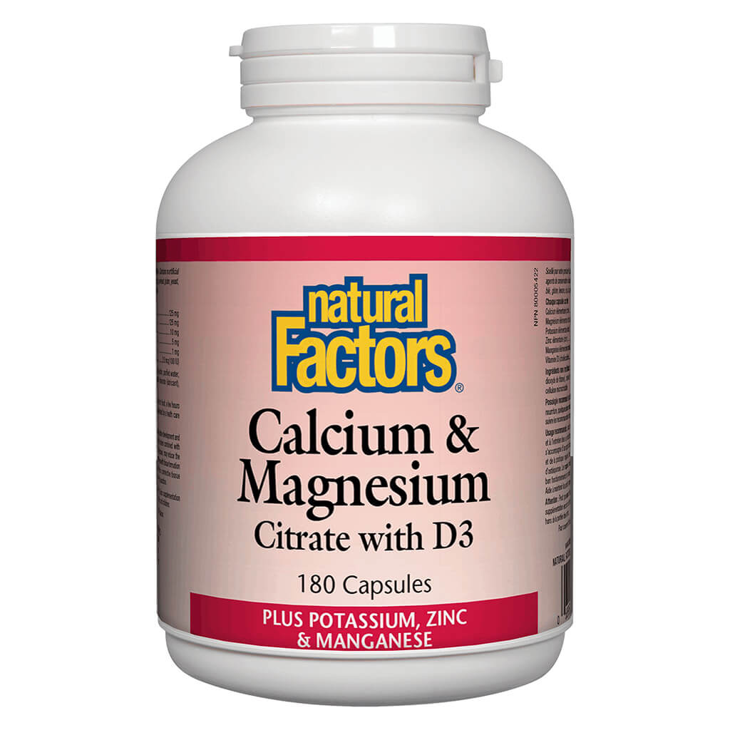 Premium Calcium Magnesium Citrate with Vitamin D3 Supplement - Supports Bone Health, Muscle Function & Immune System - Ideal for Adults & Seniors - Use for Daily Wellness, Fitness Recovery & Stronger Bones