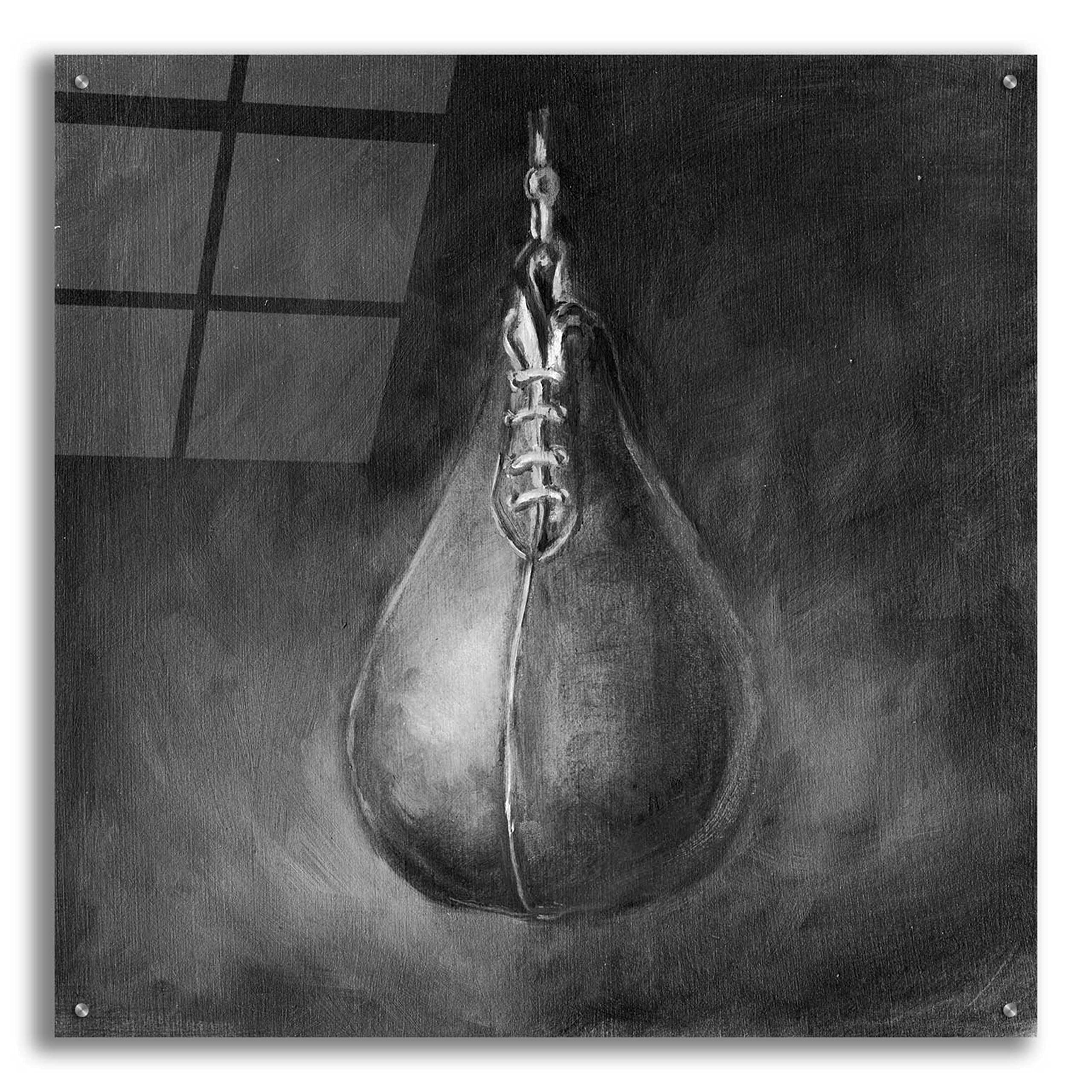 Epic Art 'Rustic Sports II' by Ethan Harper - 36x36 Inch Acrylic Glass Wall Decor for Living Room, Bedroom & Office | Modern Sports-Themed Painting for Home & Commercial Spaces