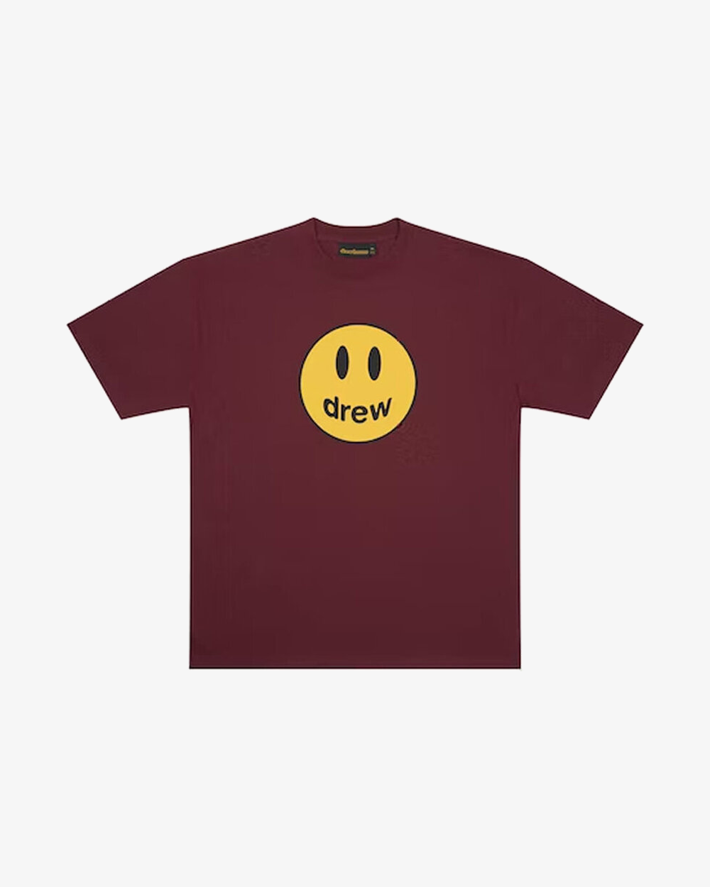 Drew House Mascot T-Shirt - Burgundy Red Casual Tee for Men & Women | Streetwear Fashion, Everyday Wear & Lounge Outfit
