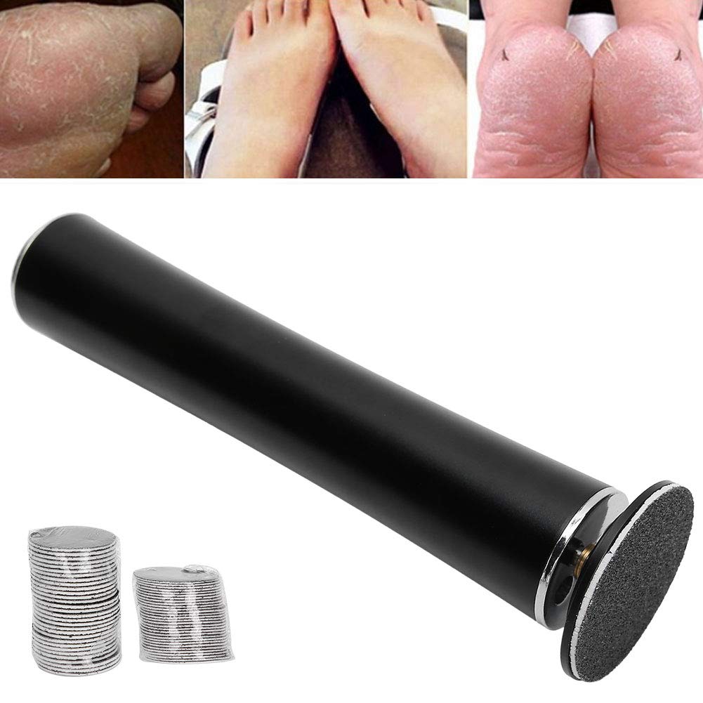 Electric Callus Remover for Feet - Rechargeable Foot File with 60 Sanding Discs, Dead Skin Remover & Pedicure Tool for Smooth Heels - Perfect for Home Foot Care & Spa Treatments
