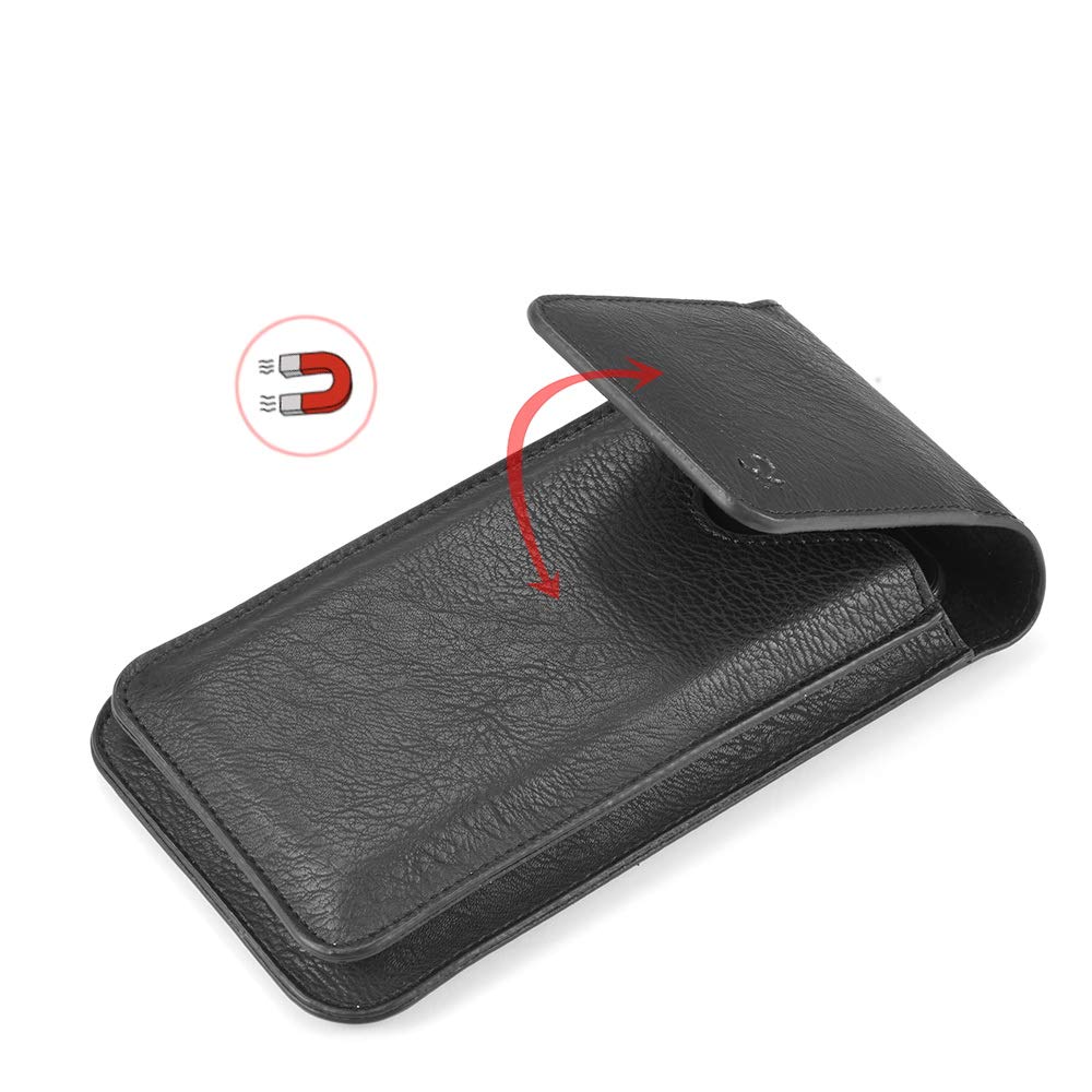 Magnetic Belt Clip Holster Case for Motorola Edge 20 Pro/Edge 20/Edge 20 Lite/One 5G UW Ace/Defy 2021 - Universal Phone Holder with Strong Magnet for Secure Carrying | Perfect for Work, Outdoor Activities & Hands-Free Use