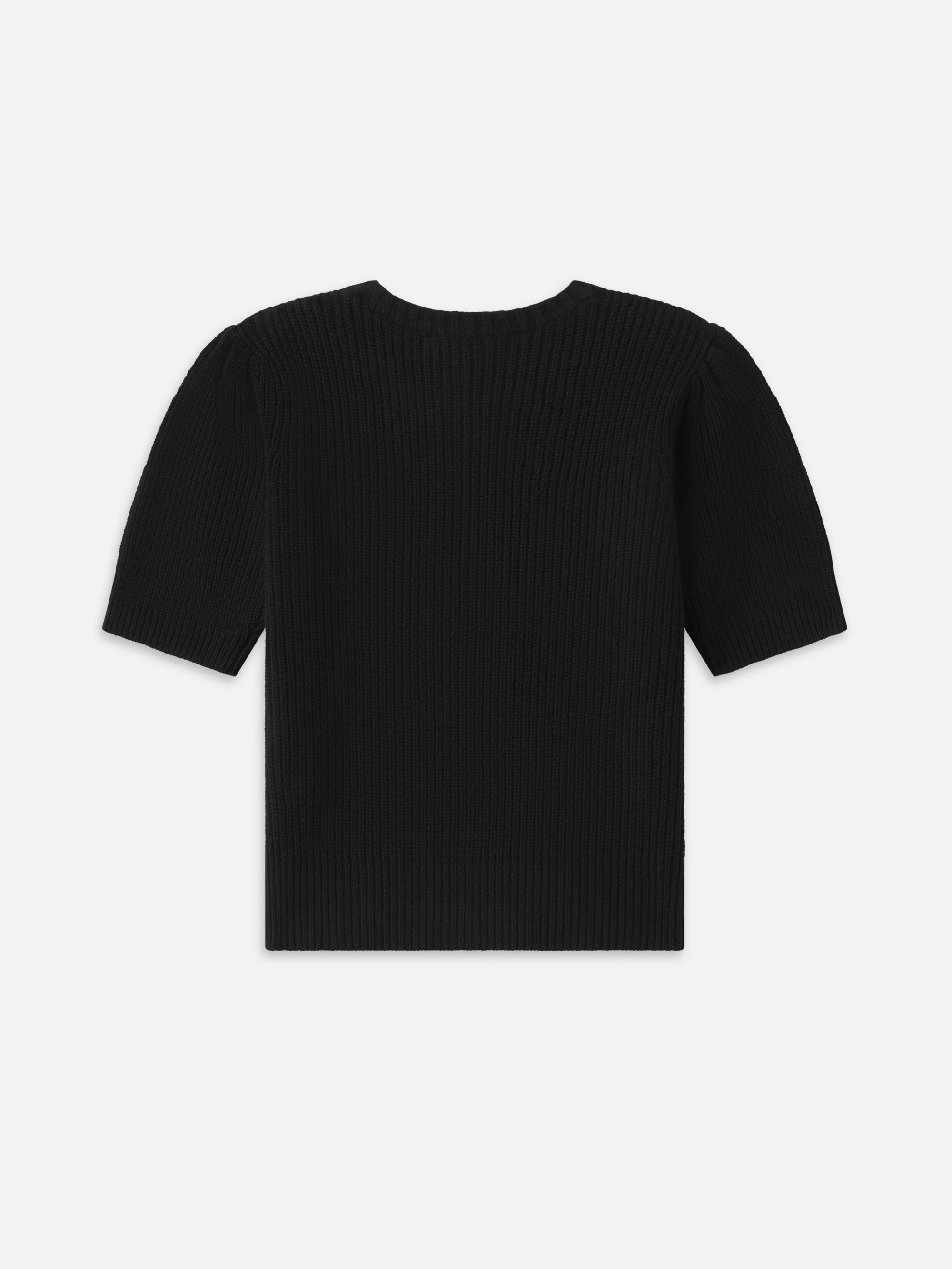 Women's Shrunken Short Sleeve Cardigan Sweater - Soft Knit Open Front Black Cover Up for Spring/Summer - Perfect for Casual Outfits, Beach Cover-ups & Layering