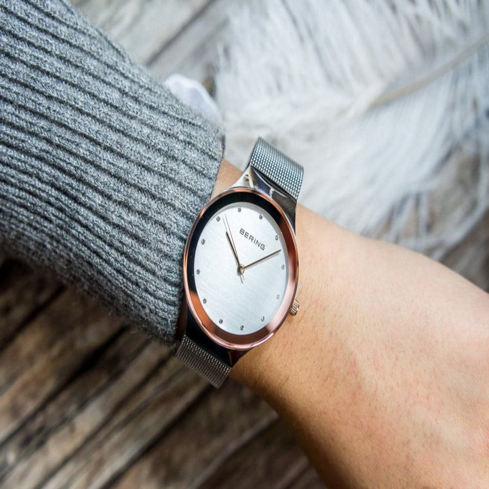 BERING Classic Women's Watch 12934-060 | Elegant Stainless Steel & Mineral Crystal | Perfect for Office, Party & Everyday Wear