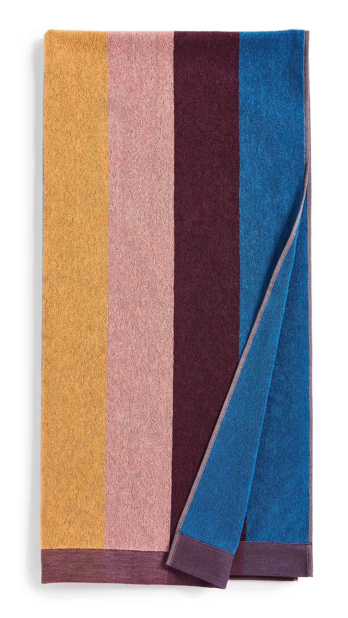 Paul Smith Men's Large Artist Stripe Beach Towel - Colorful Striped Design for Pool, Beach & Gym - Soft & Absorbent Quick-Dry Towel for Swimming, Yoga & Travel