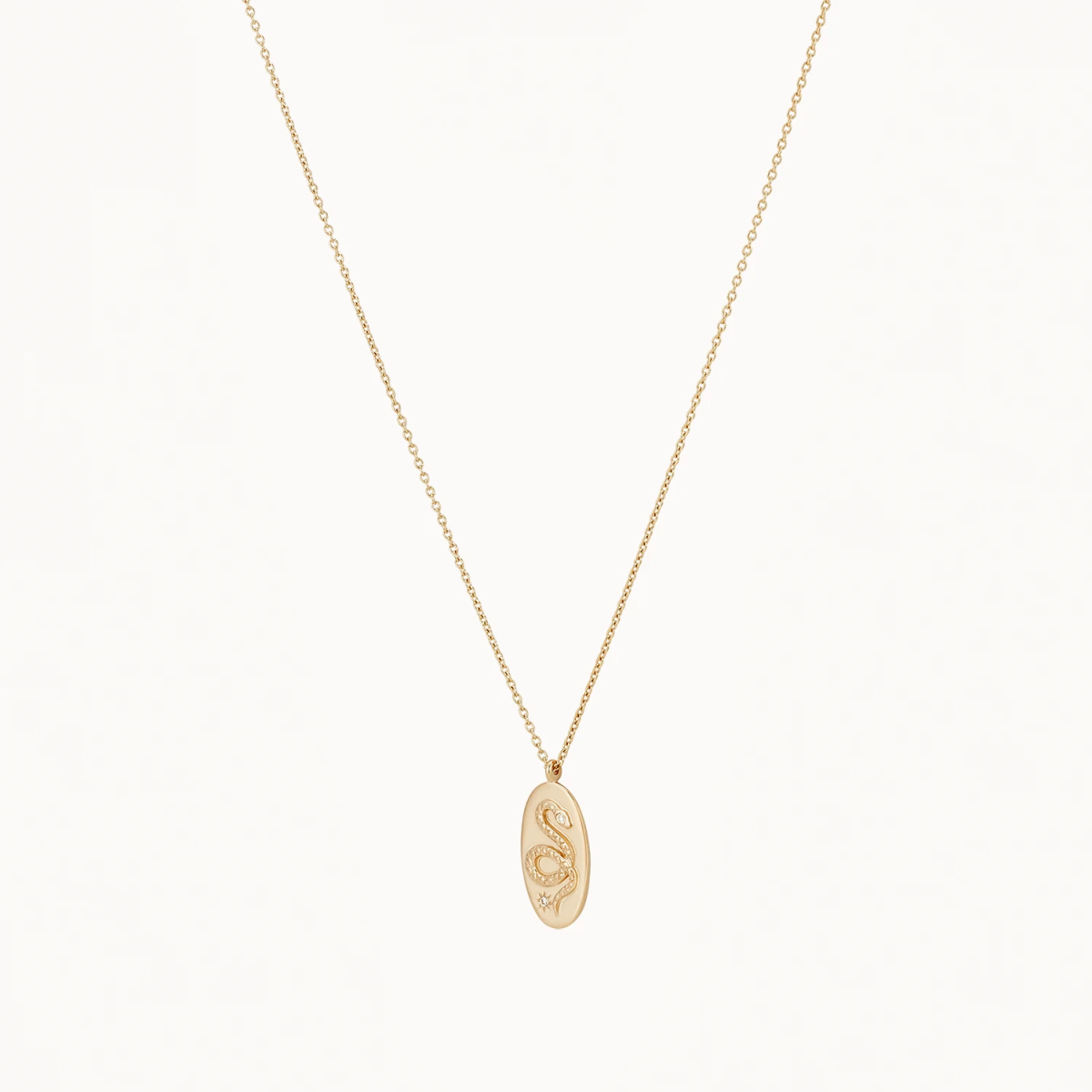 14K Yellow Gold Diamond Serpent Revival Necklace | Elegant Snake Pendant for Women | Perfect for Parties, Weddings & Special Occasions