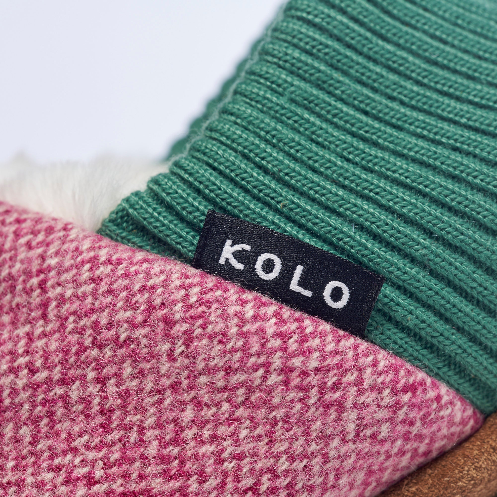 Warm Burel Wool House Slippers with Fur Lining - Cozy Indoor Shoes for Winter Comfort at Home