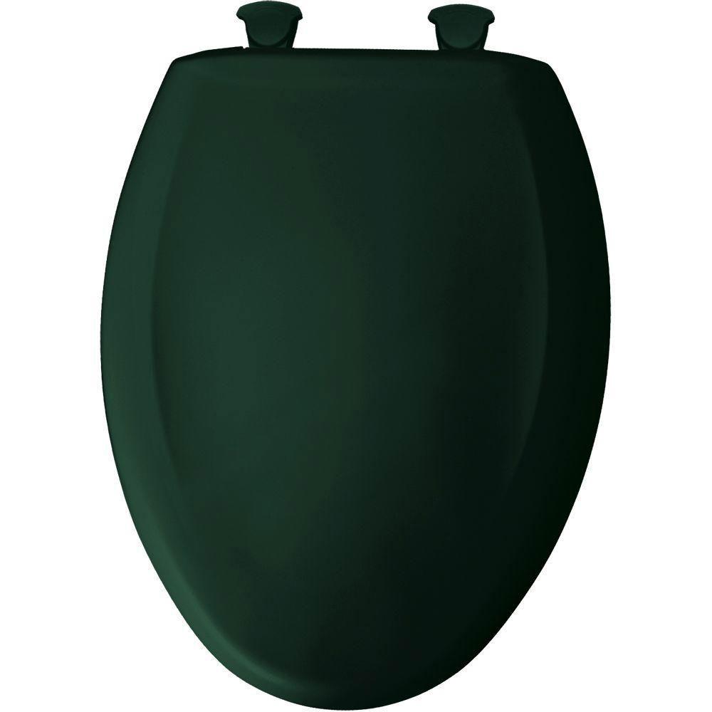 Bemis Slow Close STA TITE Elongated Closed Front Toilet Seat in Timberline - Soft Closing, Durable Design for Bathroom Comfort - Perfect for Home, Office, and Commercial Use