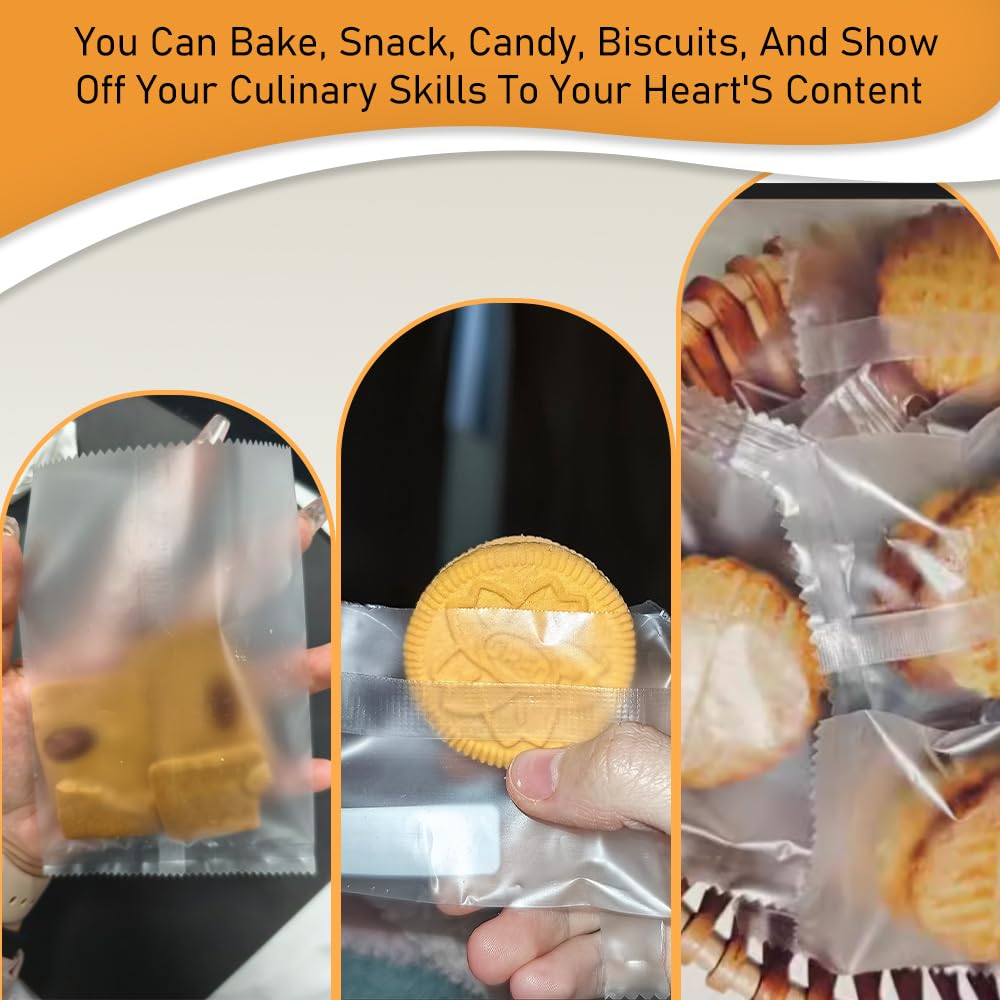 200-Piece Clear Nonstick Candy Wrappers for Homemade Taffy, Nougat & Caramels - 4.3