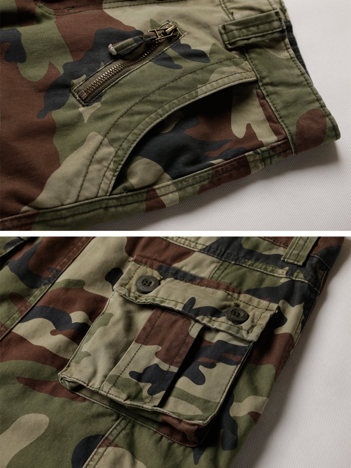 AKARMY Men's Fleece Lined Hiking Pants - Outdoor Cargo Pants for Hiking, Skiing & Work with 8 Pockets - Warm Winter Casual Pants for Outdoor Adventures & Daily Wear