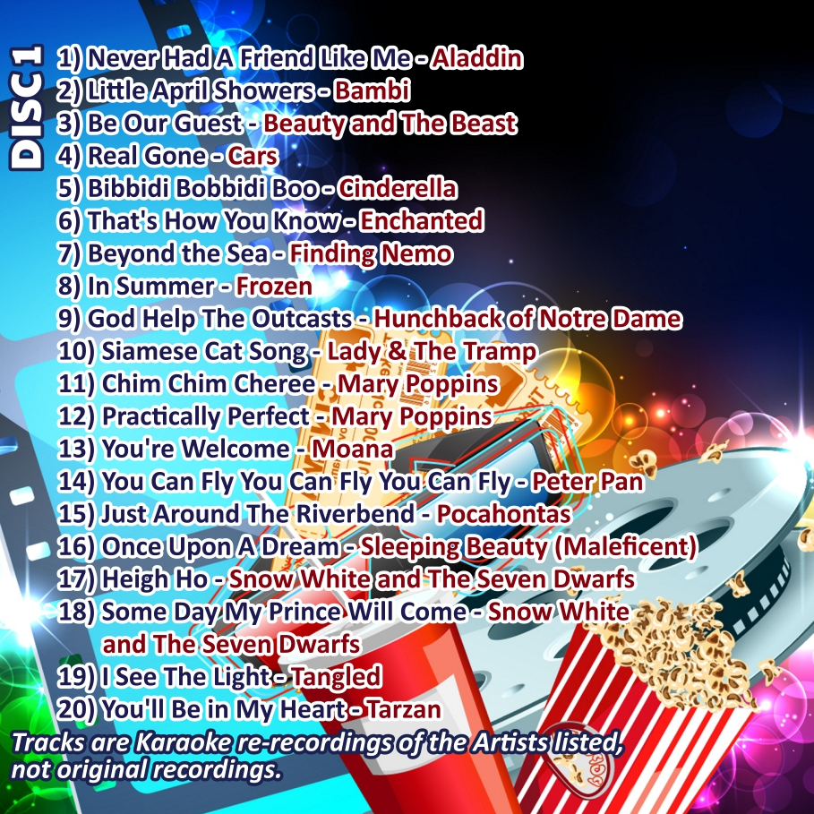 Mr Entertainer Big Karaoke Hits of Kids Movies Vol. 2 - Children's Sing-Along Songs from Popular Animated Films | Perfect for Birthday Parties, Family Gatherings & Kids' Karaoke Nights