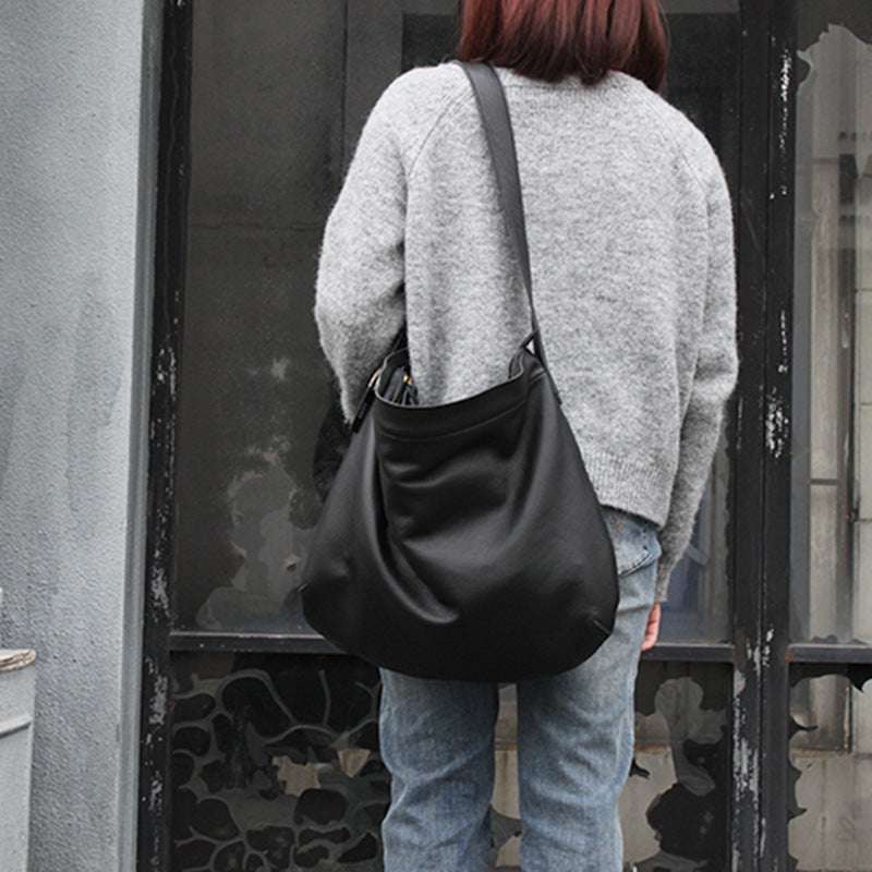 Premium Soft Leather Sling Bag for Women & Men - Lightweight Crossbody Shoulder Bag - Perfect for Travel, Work & Everyday Use