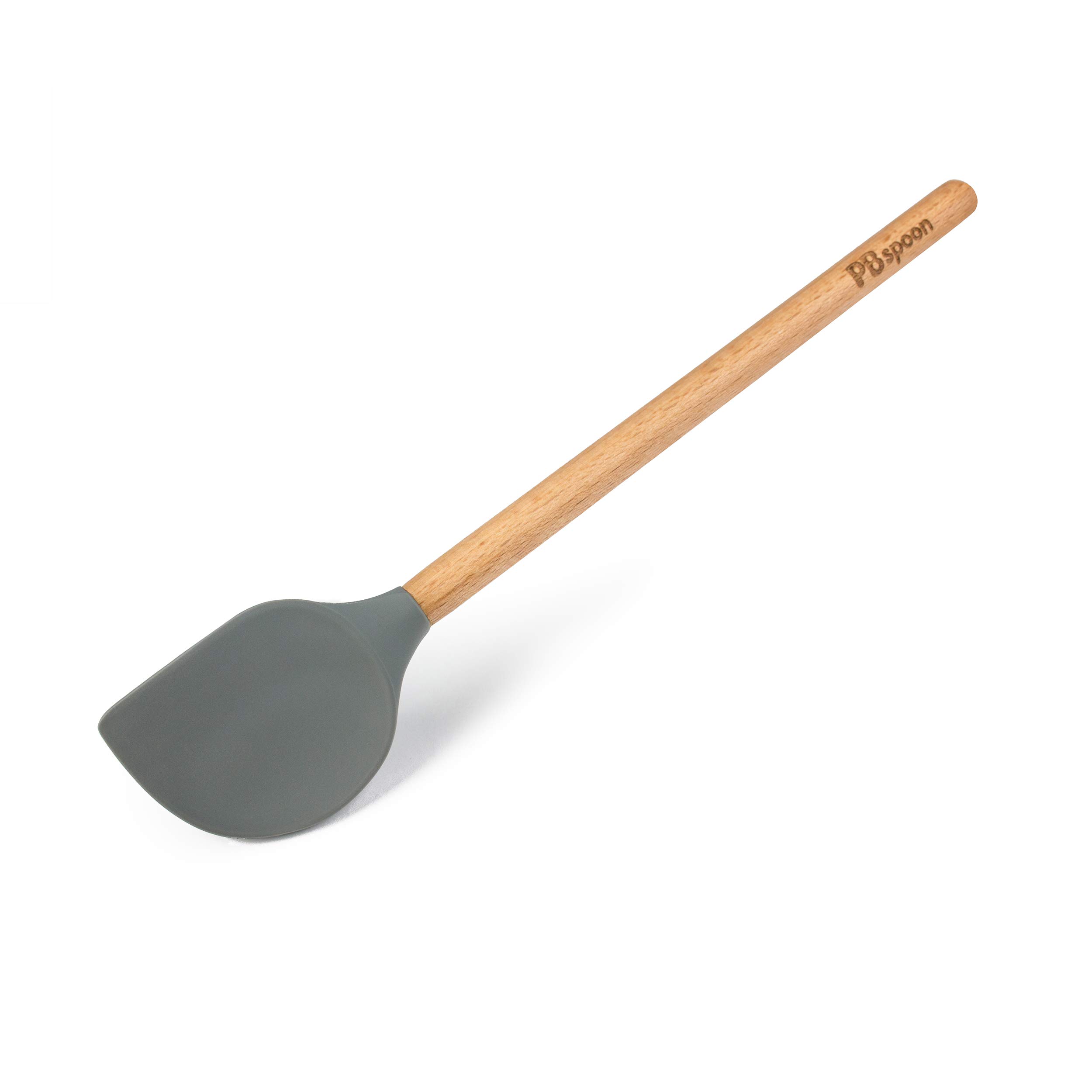 **Peanut Butter Spoon - Wooden Handle Jar Scraper, BPA-Free & Food Safe Spatula for Nut Butters, Jams, Honey - Perfect for Scooping, Spreading & Cleaning Jars (Kitchen, Baking, Camping, Snacks)**