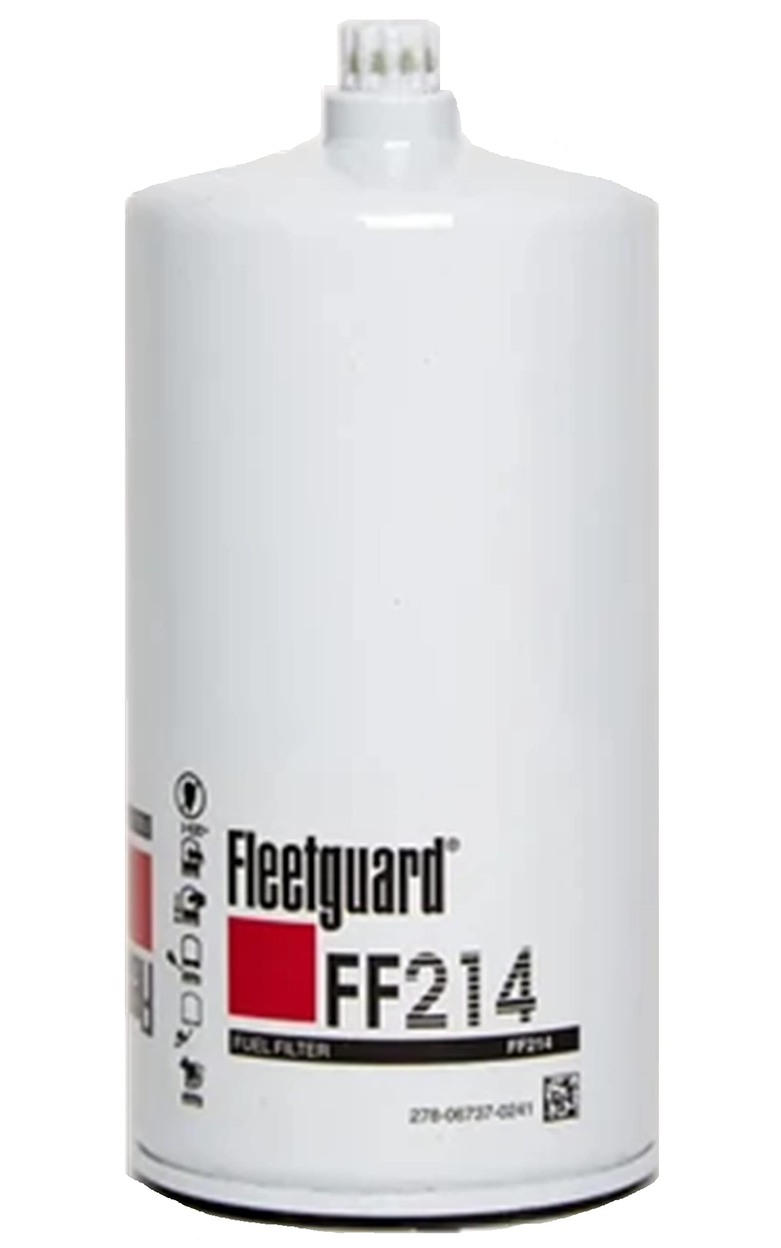 FF214 Fleetguard Fuel Filter Spin-On - Compatible with Baldwin BF7591D, Donaldson P550587, Luber-Finer FP587, Wix 33373 - Heavy Duty Replacement for Diesel Engines & Trucks