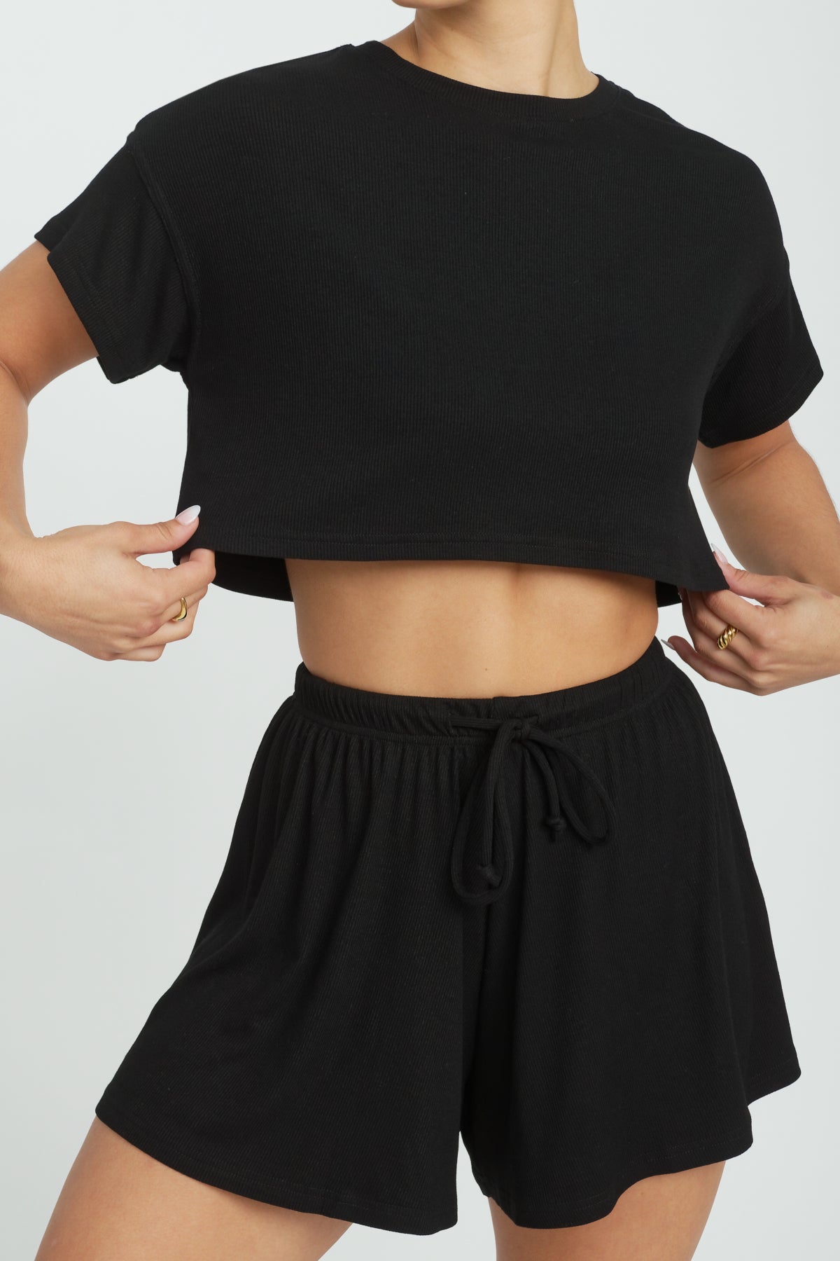 Jodi Boxy Tee Jet - Women's Oversized Casual T-Shirt for Everyday Wear | Perfect for Street Style, Lounge & Travel