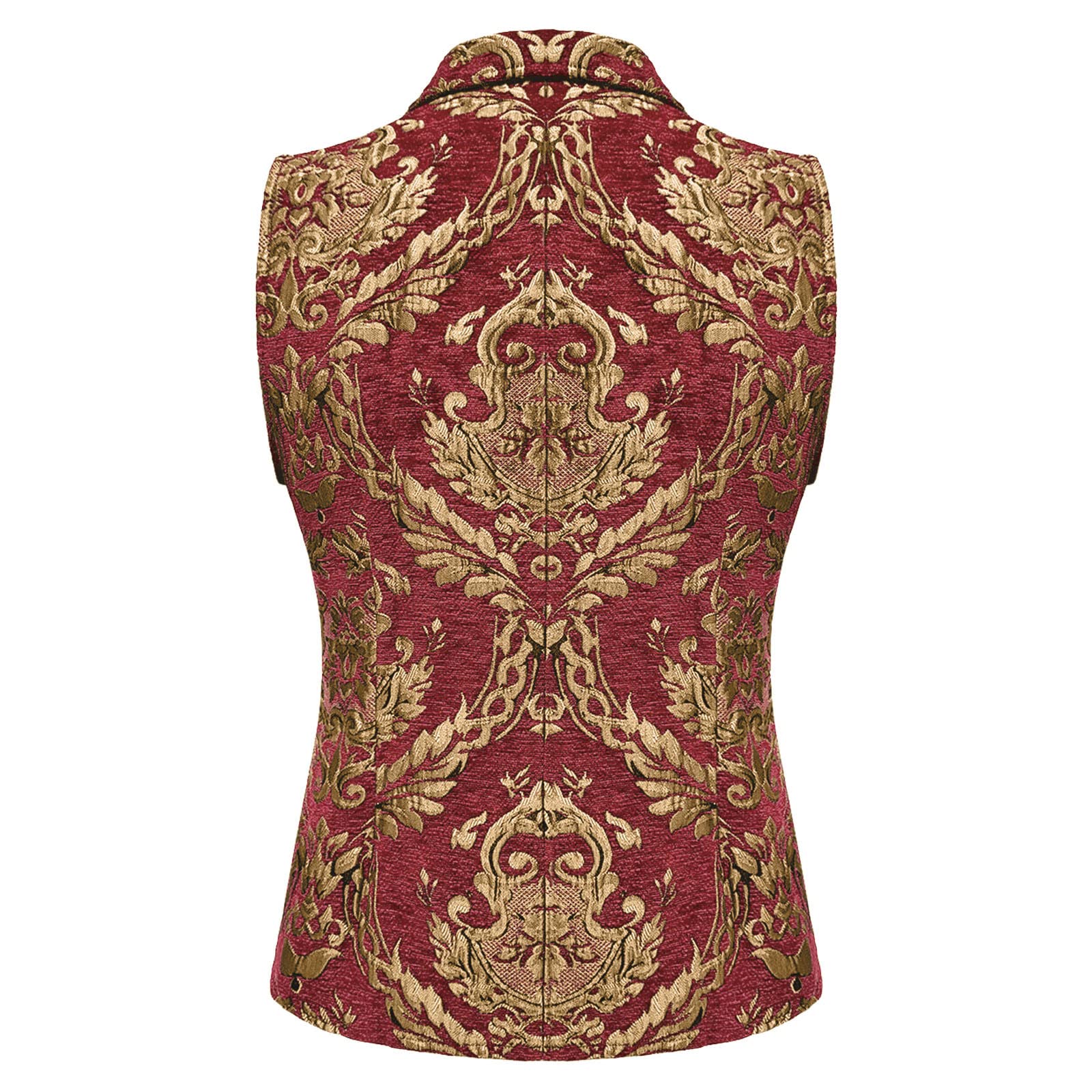 Men's Vintage Jacquard Button Vest Sleeveless Jacket - Retro Casual Fashion for Men | Perfect for Weddings, Parties & Office Wear