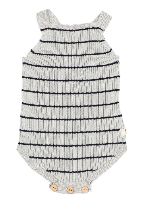 BUHO RIB KNIT ROMPER - Baby Girls' Soft Stretchy Jumpsuit (6M-24M) | Perfect for Playdates, Family Outings & Photo Shoots