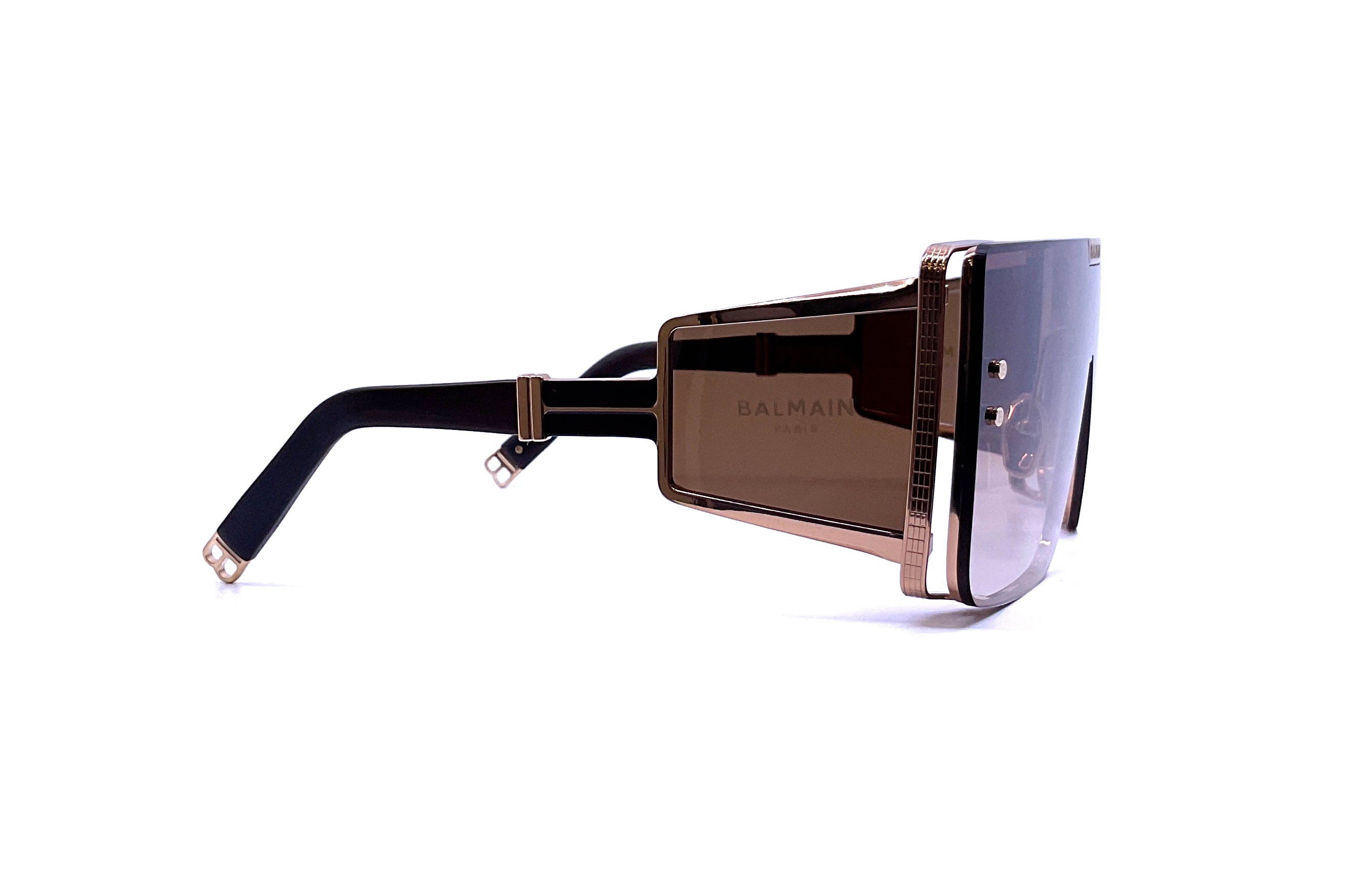 Balmain Wonder Boy Rose Gold & Brown Sunglasses - Luxury Fashion Shades for Men & Women - Perfect for Outdoor Activities, Travel & Summer Style