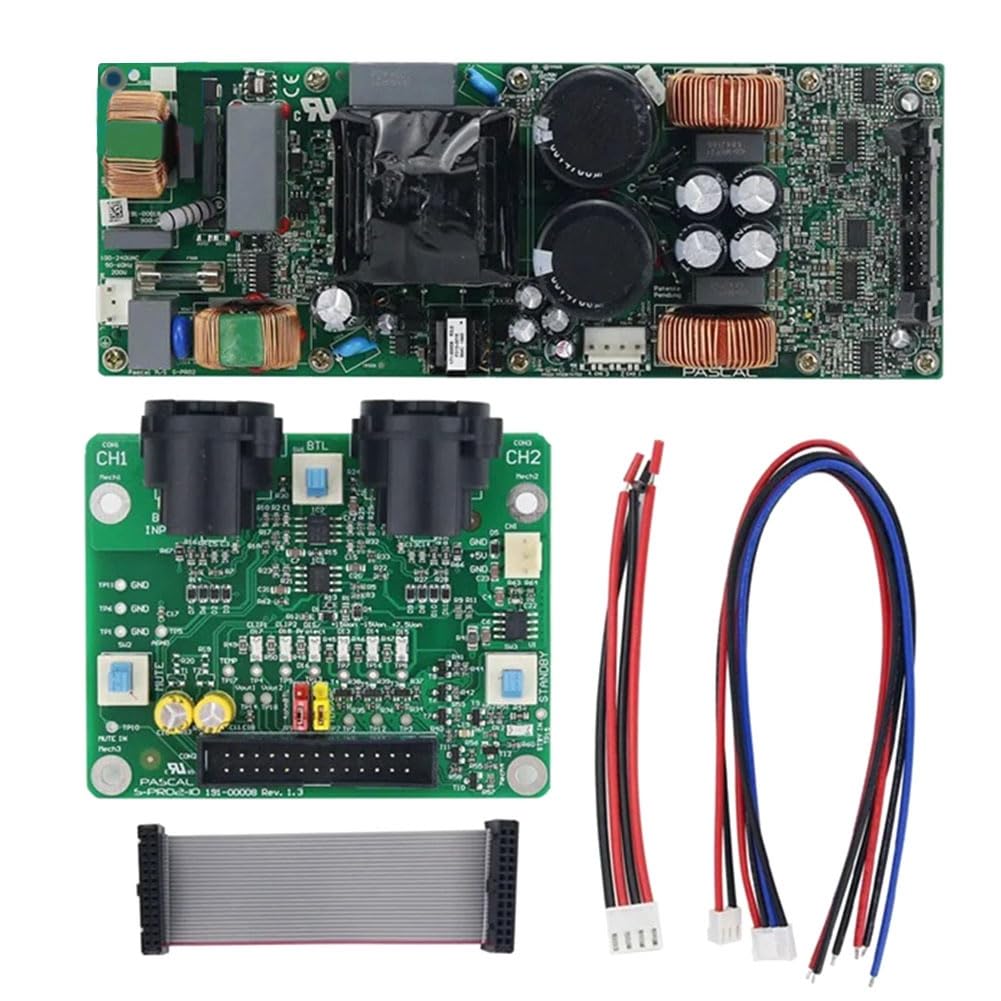 Graootoly S-500Wx2 High Power Audio Amplifier Board - Dual Channel Stereo Amp Module with Plastic Case for Home Theater & DJ Equipment