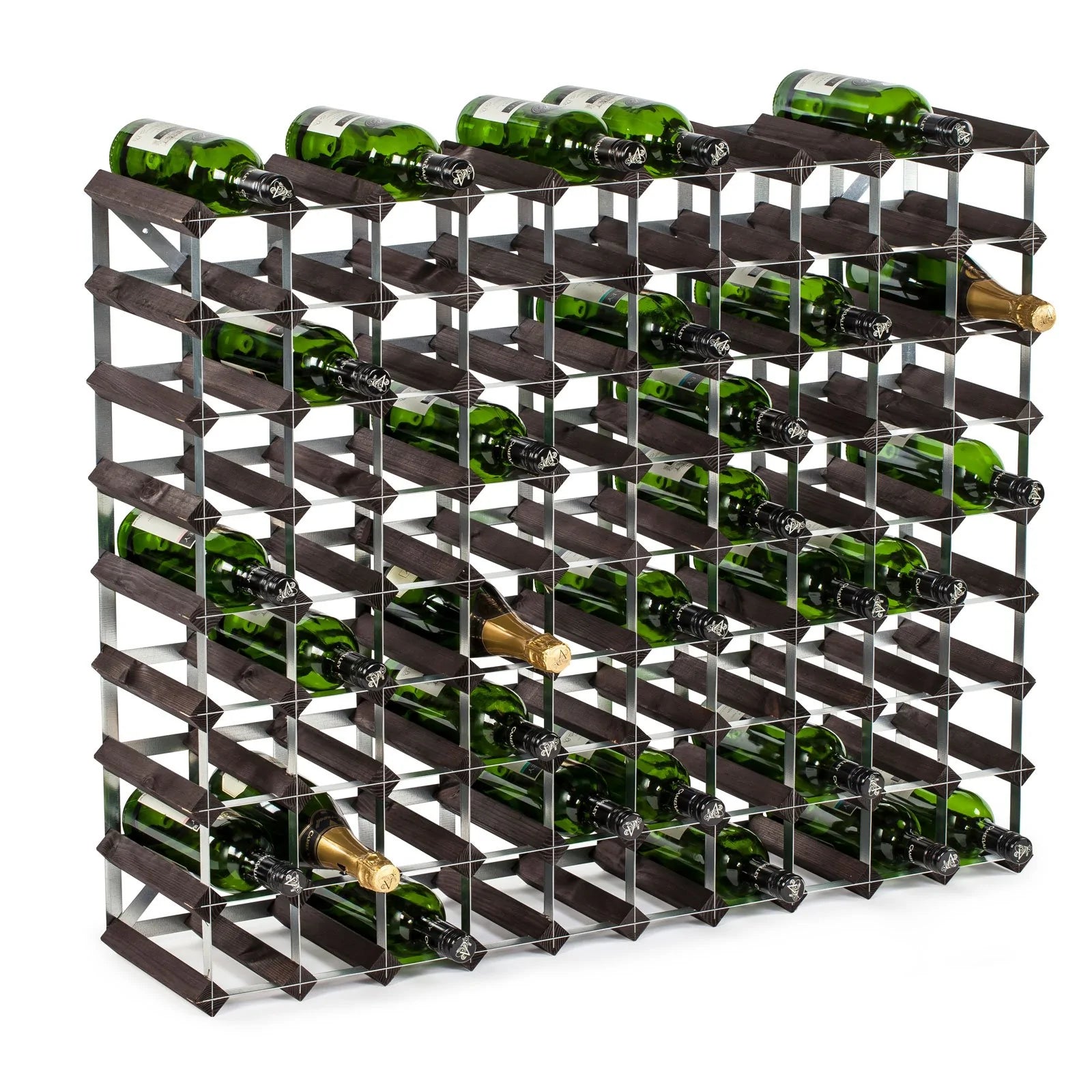 90 Bottle Wine Rack - Sturdy Metal Wine Storage Organizer for Home, Bar, or Restaurant - Perfect for Wine Cellar, Kitchen, or Dining Room Display