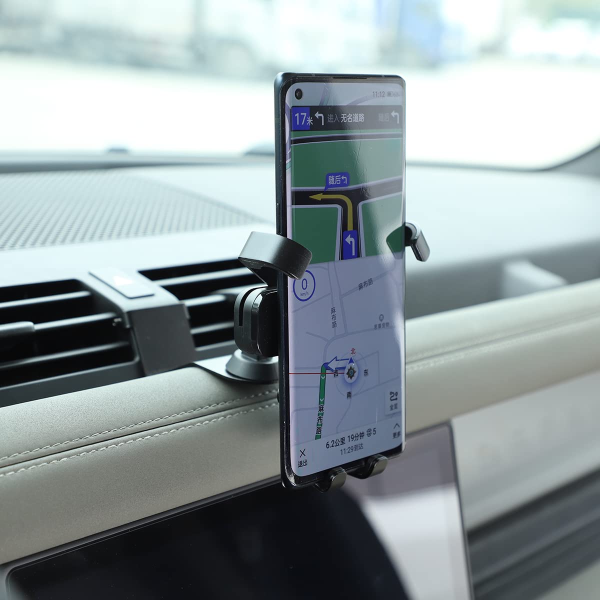 Premium Aluminum Car Phone Holder for Land Rover Defender 90/110/130 (2020-2023) - TINKI Dashboard & Center Console Mobile Stand | Perfect for GPS Navigation & Hands-Free Driving