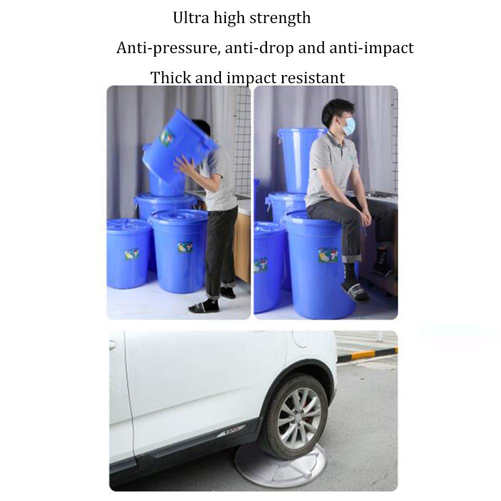Large-Capacity 5 Gallon Plastic Storage Bucket with Lid - Food Grade Water Container for Drinking, Fermentation, Trash, Wine & Chemicals | Perfect for Home, Camping & Emergency Water Storage