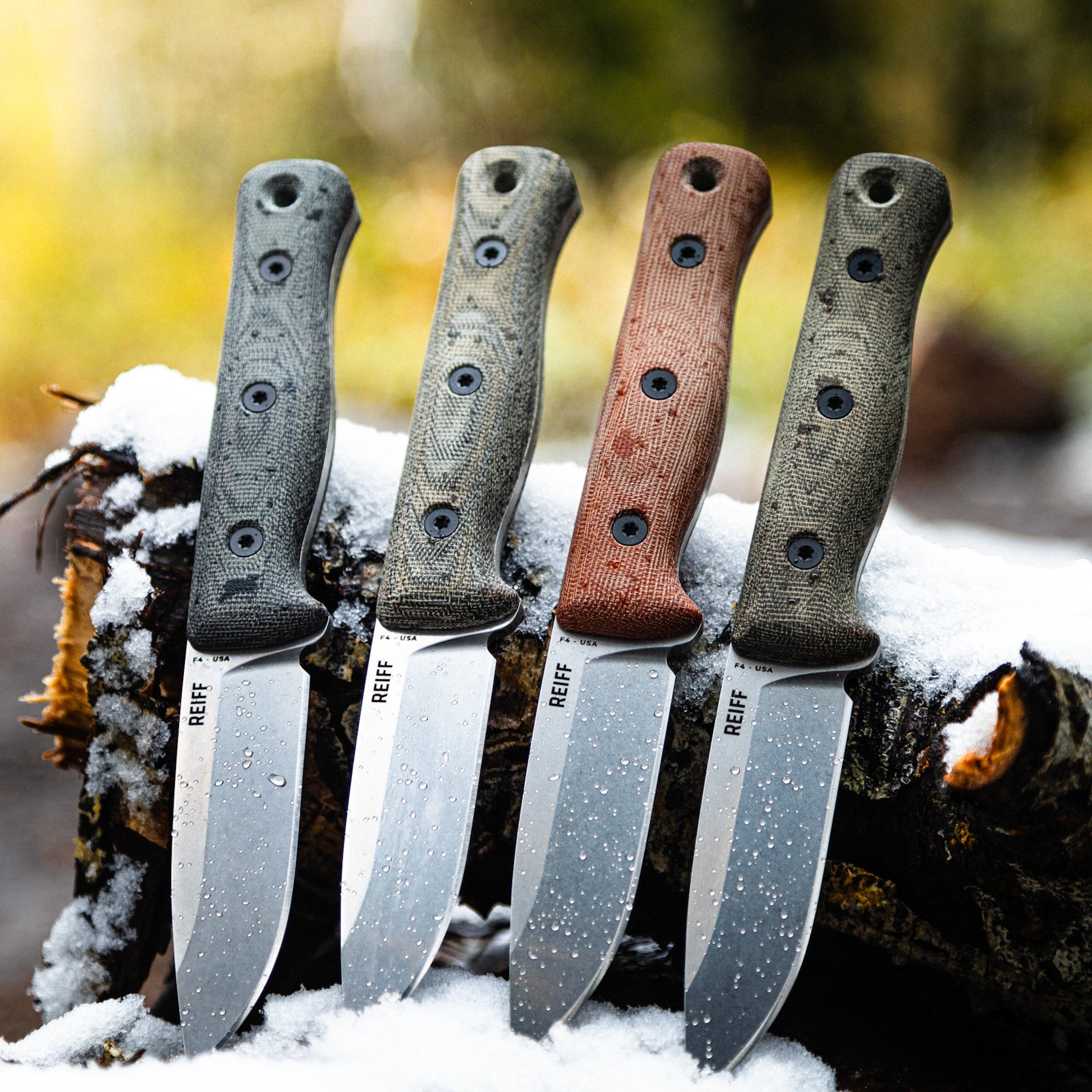 Premium F4 Bushcraft Survival Knife - MagnaCut Steel with Polished Stonewash Finish & Natural Canvas Micarta Handle - Ideal for Outdoor Camping, Hunting, and Wilderness Survival