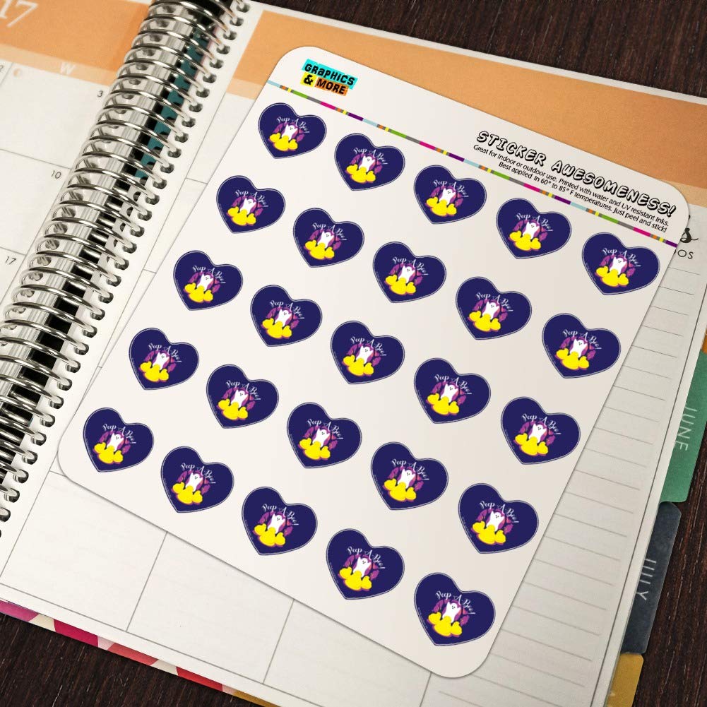 Halloween Ghost Heart-Shaped Stickers - Peek A Boo Planner & Scrapbook Decoration for DIY Crafts, Bullet Journals, Party Invitations