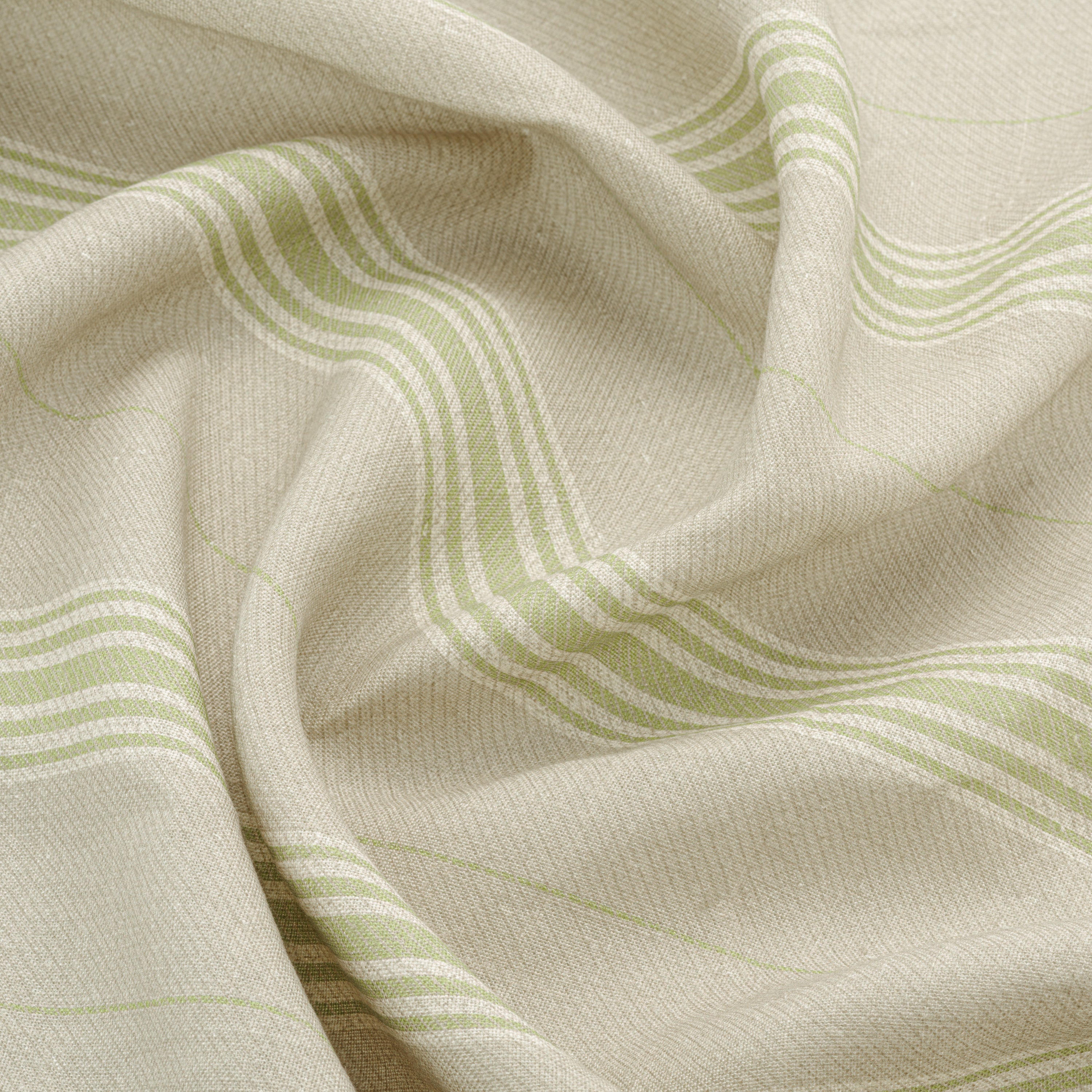 Premium Vallon Stripe Linen Fabric - Soft & Durable 100% Natural Material for DIY Crafts, Home Decor & Fashion Projects | Perfect for Curtains, Table Runners & Clothing Accessories