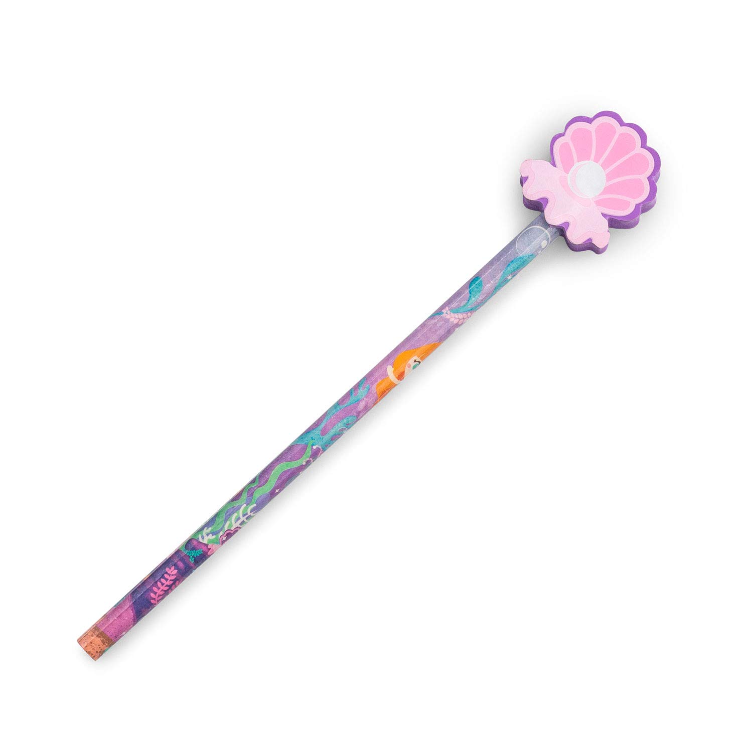 Colorful Mermaid Pencil with Eraser - Perfect for School & Art