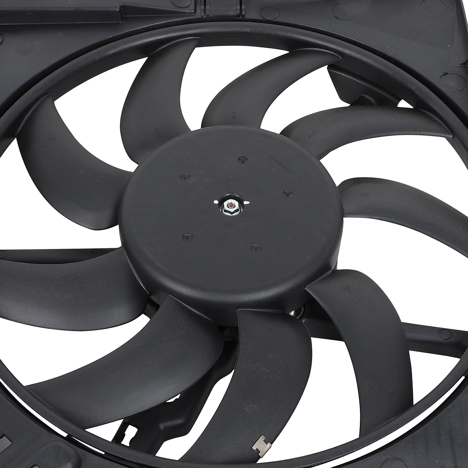 SCITOO 620839 Dual Cooling Radiator Fan Replacement for Audi A4 A4 allroad A4 Quattro A5 (2007-2016 Models) - High Performance Cooling Solution for Hot Weather & Heavy-Duty Driving