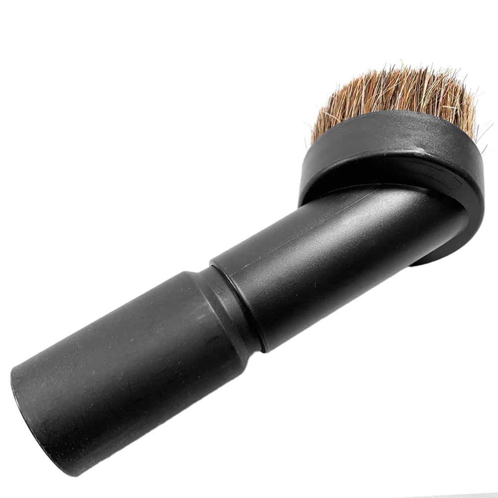 MaximalPower Universal Round Vacuum Cleaner Attachment - Dusting Brush Tool with Adapter for Hard Floors, Carpets & Furniture Cleaning - Perfect for Home, Office & Car Use