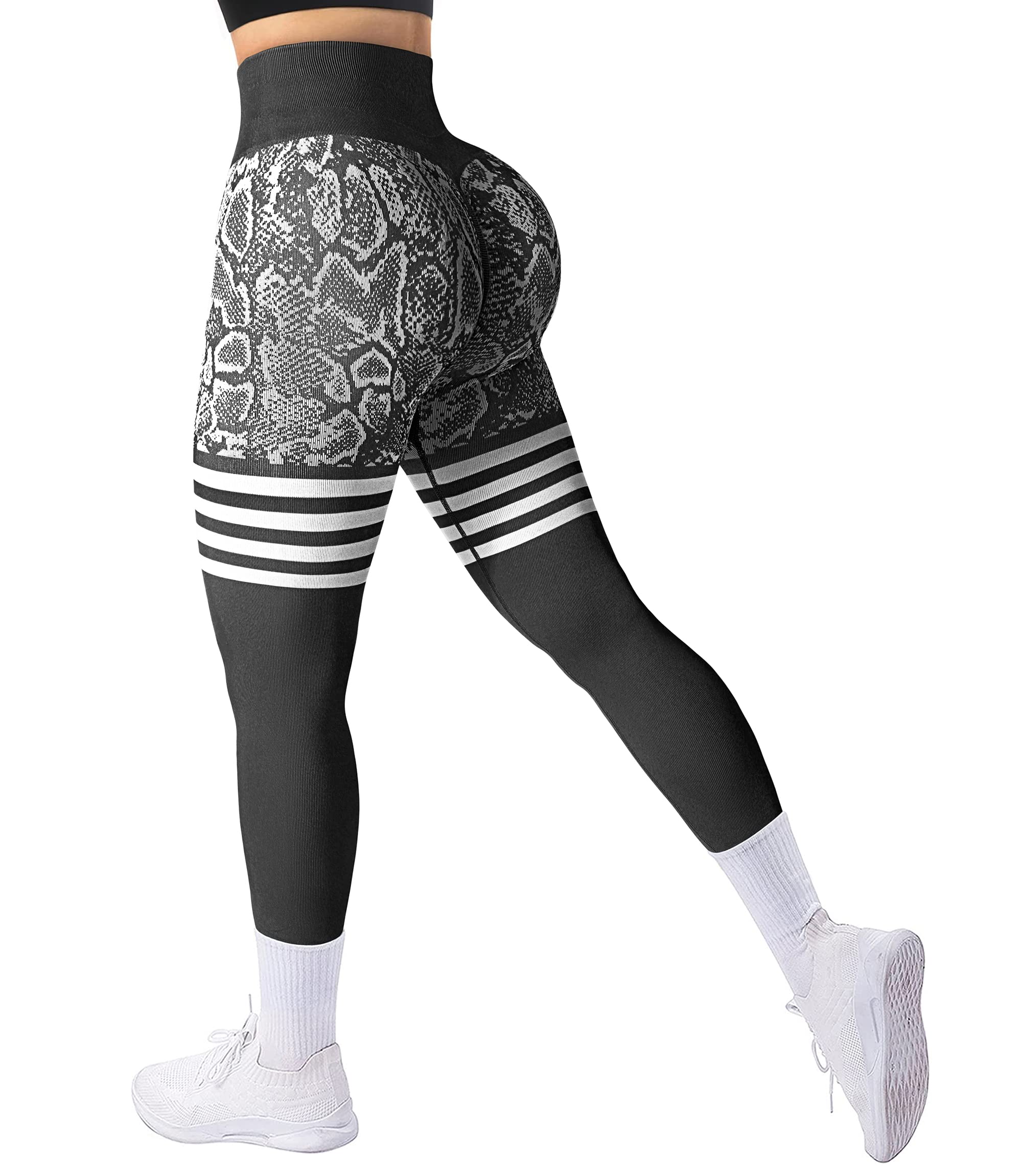 AGROSTE Women's Seamless High Waisted Yoga Pants - Booty Lifting Scrunch Butt Workout Leggings for Gym, Running & Fitness | Perfect for Yoga, Pilates & Lounge Wear