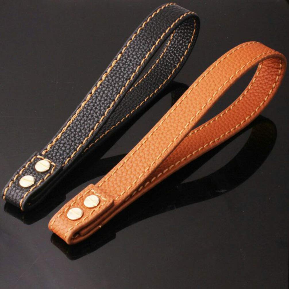 Premium Heavy Duty Dog Leash with Soft Padded Leather Handle & Gold Stainless Steel Chain - Strong Traction Rope for Small & Large Dogs - Perfect for Walking, Training & Outdoor Adventures