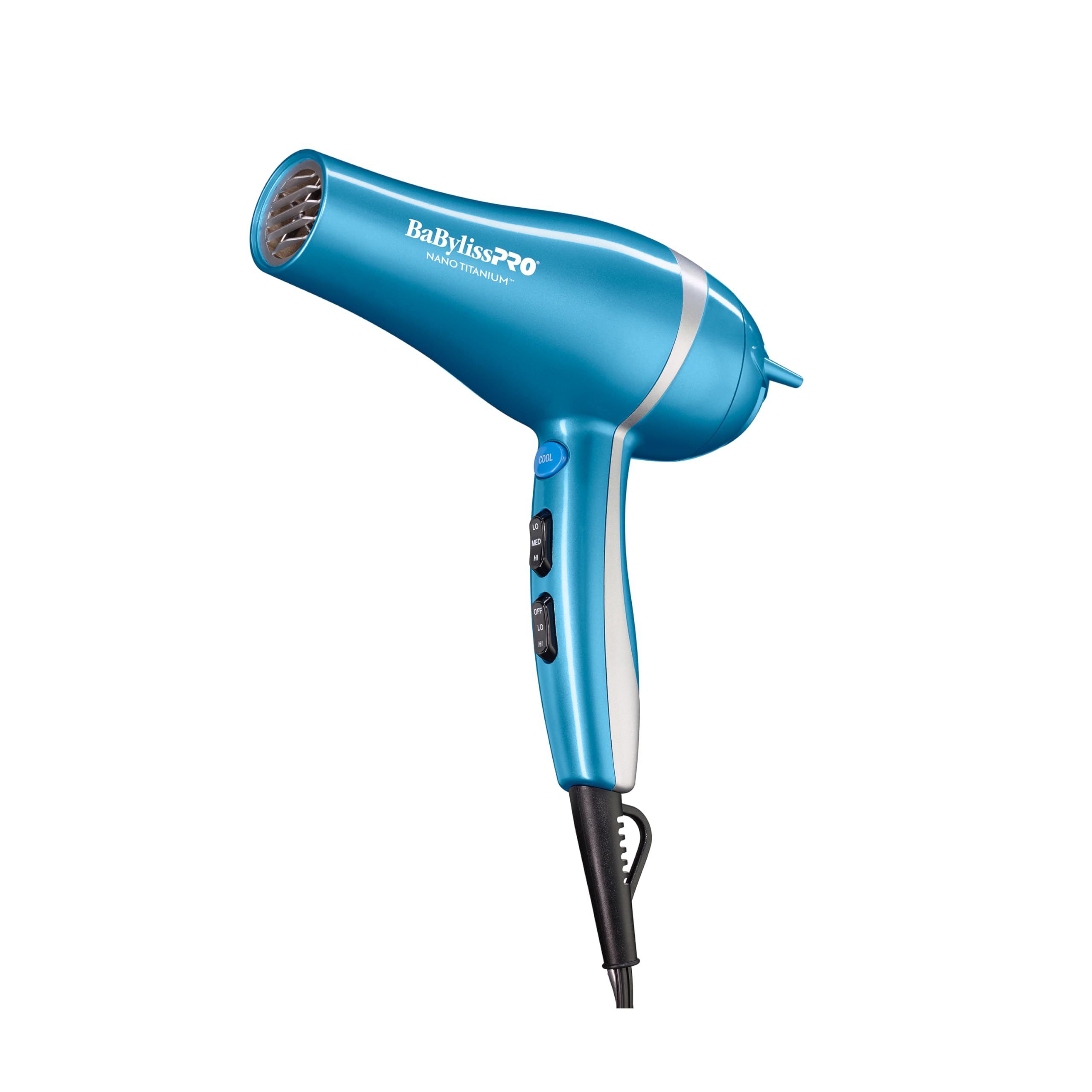 BaBylissPRO Nano Titanium 2000W Professional Hair Dryer with Ionic Technology - Fast Drying for Salon-Quality Blowouts at Home