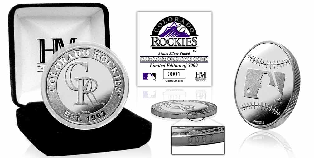 Colorado Rockies Silver Coin - .999 Fine Silver Collectible Coin for Investors & Collectors | Perfect for Gifts, Commemorations & Investment Portfolios