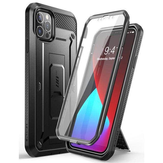 SUPCASE UB Pro Rugged Holster Case for iPhone 12 Pro Max - Full Body Protection with Belt Clip - Perfect for Outdoor, Construction & Extreme Sports