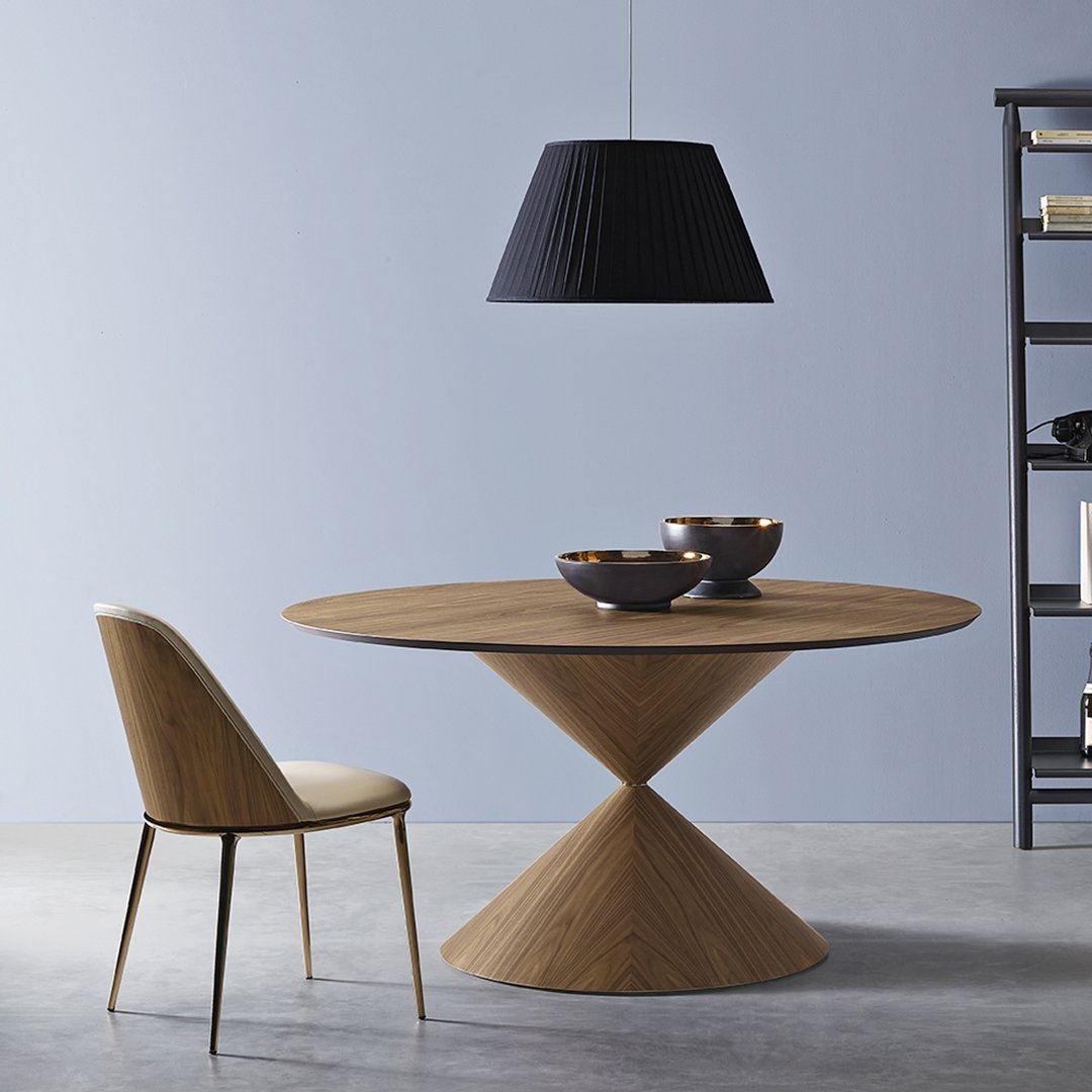 Modern Clessidra L-Shaped Dining Table Set for Small Spaces - Stylish & Space-Saving Kitchen Table for Apartments, Breakfast Nooks, and Compact Dining Areas