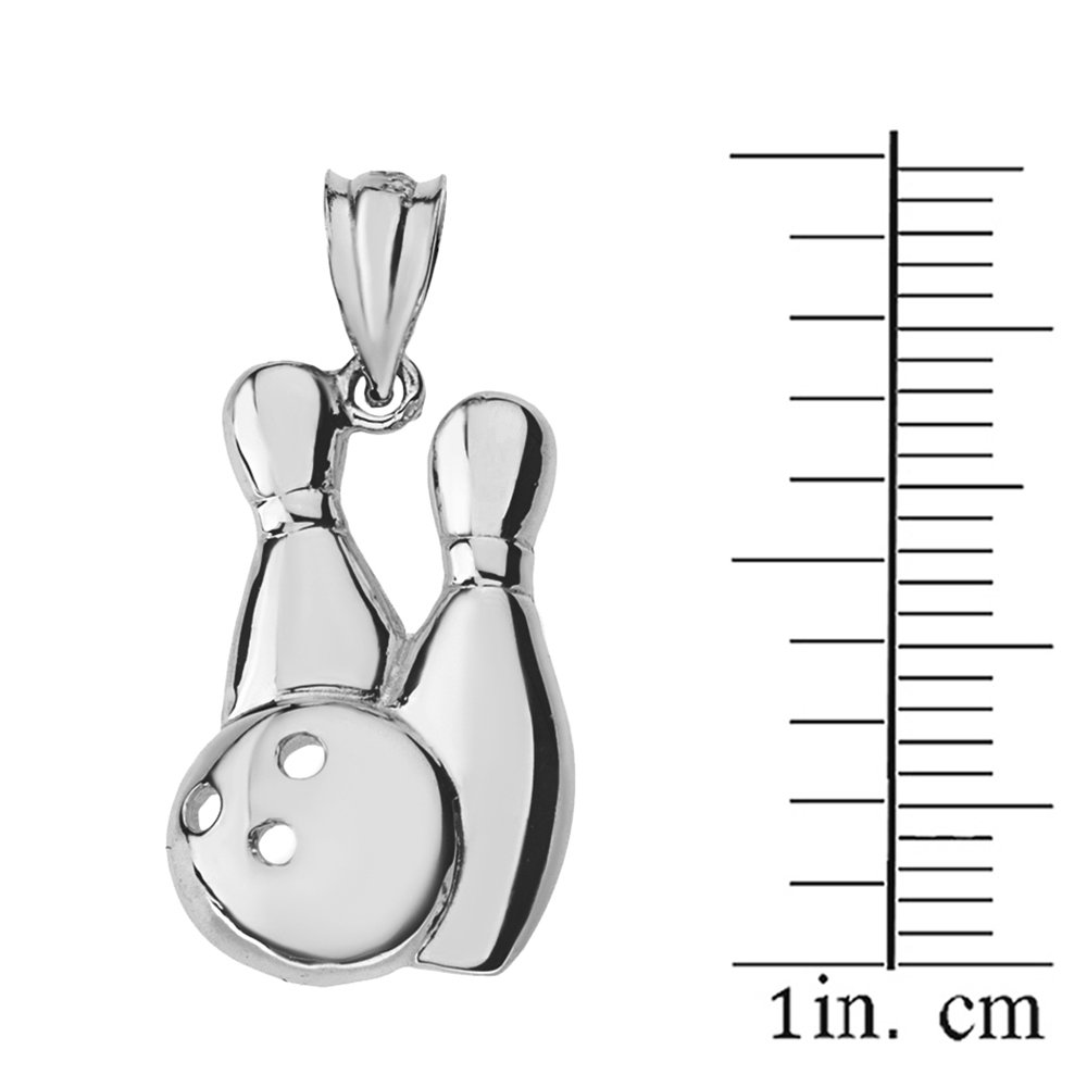 Bowling Pins & Ball Pendant Necklace - Sports Jewelry for Bowling Enthusiasts - Perfect for Bowling Parties, Sports Events & Casual Wear