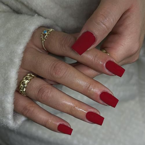 square mat wine red