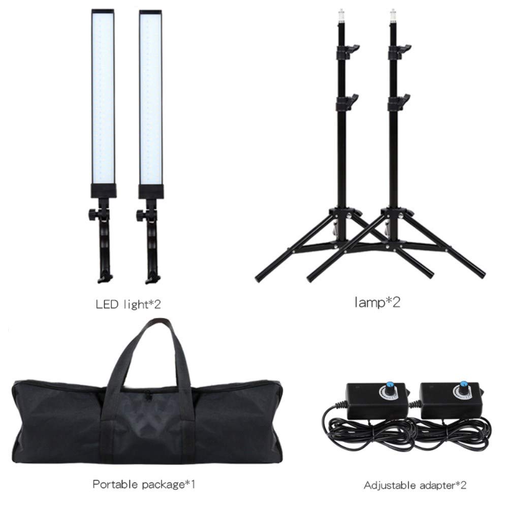 GSKAIWEN Professional LED Photography Lighting Kit - 5500K Adjustable Studio Lights with Stand, Tripod & Carry Bag - Perfect for YouTube Videos, Product Photography & Live Streaming