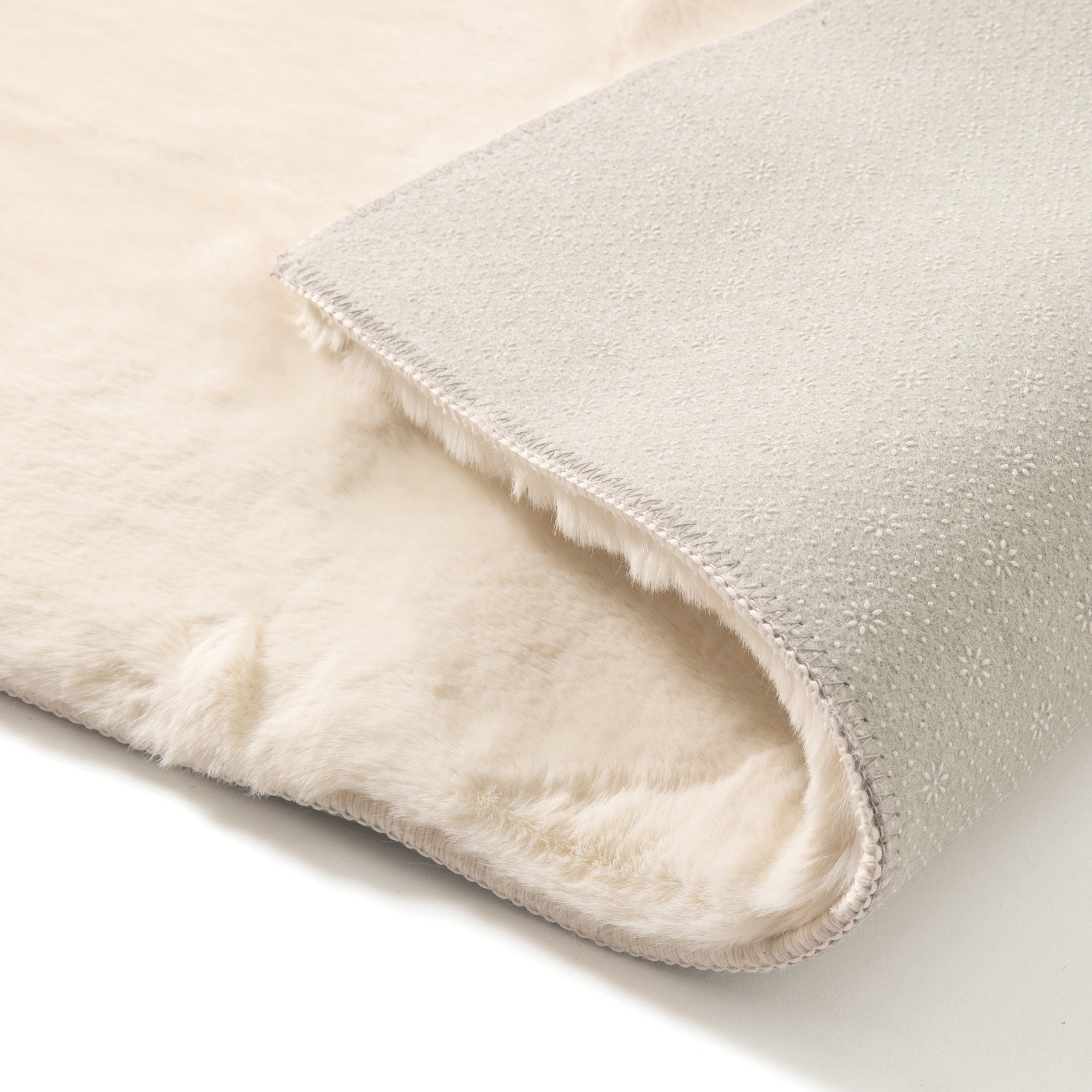 Premium Mitis Rug LL Ivory 3000×2000 - Soft & Durable Large Area Rug for Living Room, Bedroom, or Office Decor