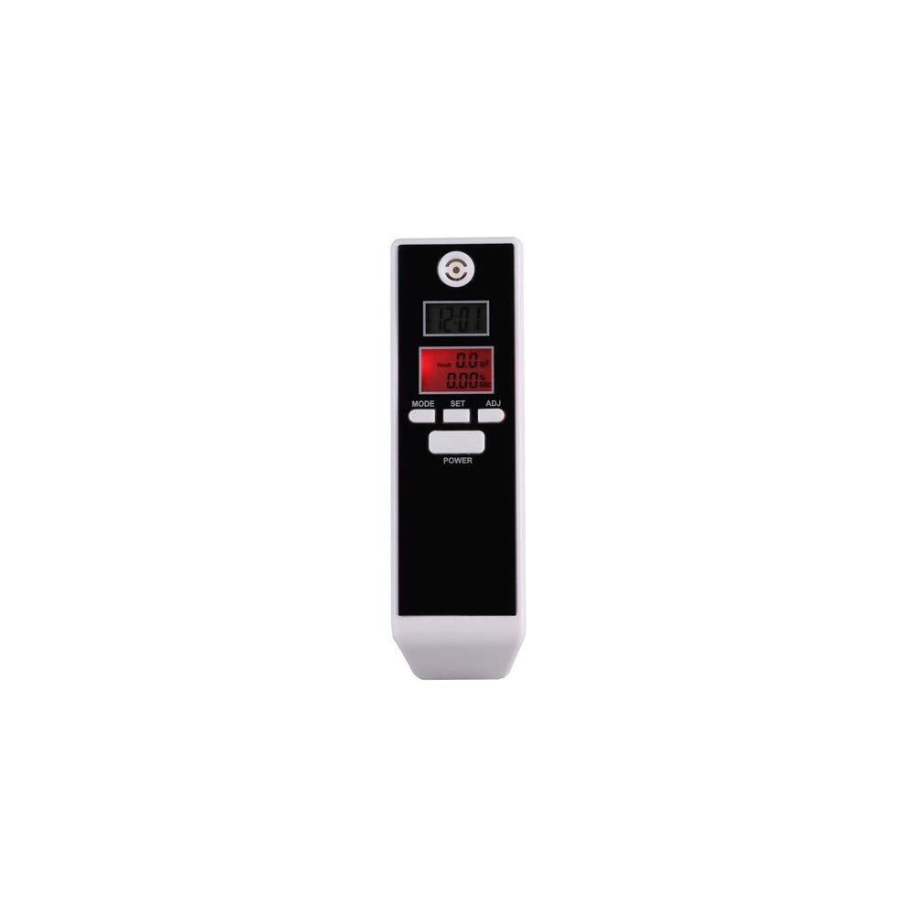 Professional Breath Alcohol Tester - High Accuracy Portable Breathalyzer for Personal & Workplace Use | Detect BAC Levels | Ideal for Drivers, Safety Officers & Home Monitoring (Black)