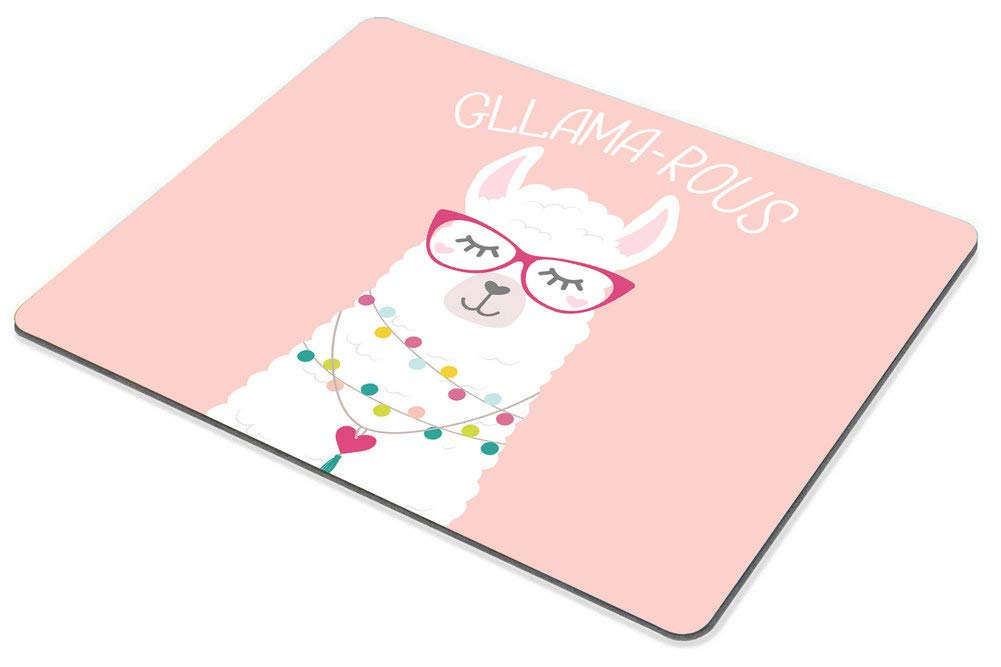 Premium Motivational Mouse Pad with Cute Alpaca & Llama Design - Non-Slip Gaming Mouse Mat for Office, Home & PC Setup - Perfect for Work, Study & Gaming